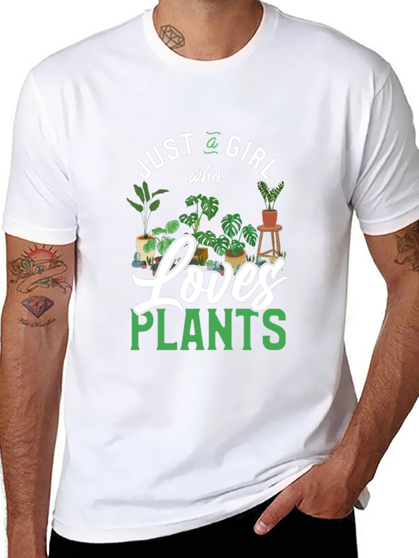 Just a Girl Who Loves Plants T-Shirt