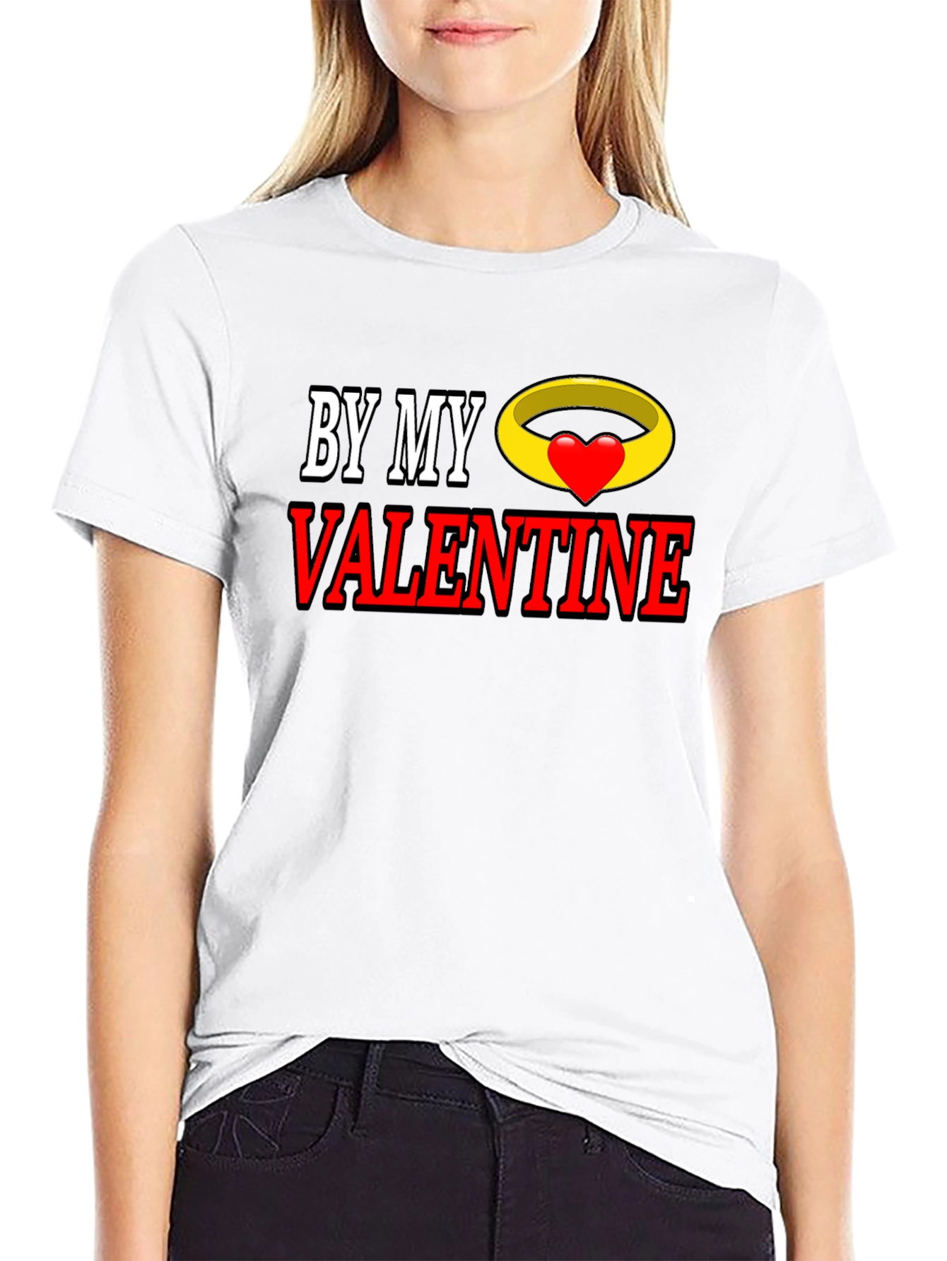 By My Valentine Graphic T-Shirt - Romantic Gift