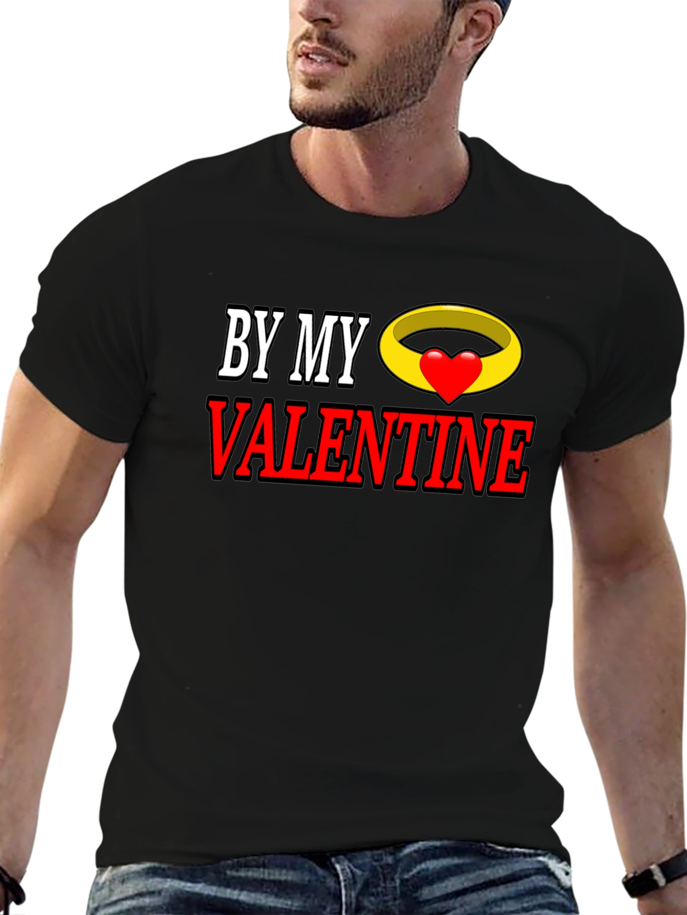 By My Valentine Graphic T-Shirt - Romantic Gift