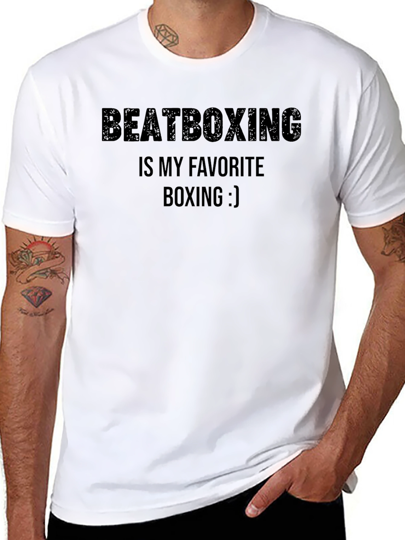 Beatboxing Fan T-Shirt - Funny Boxing Pun Tee