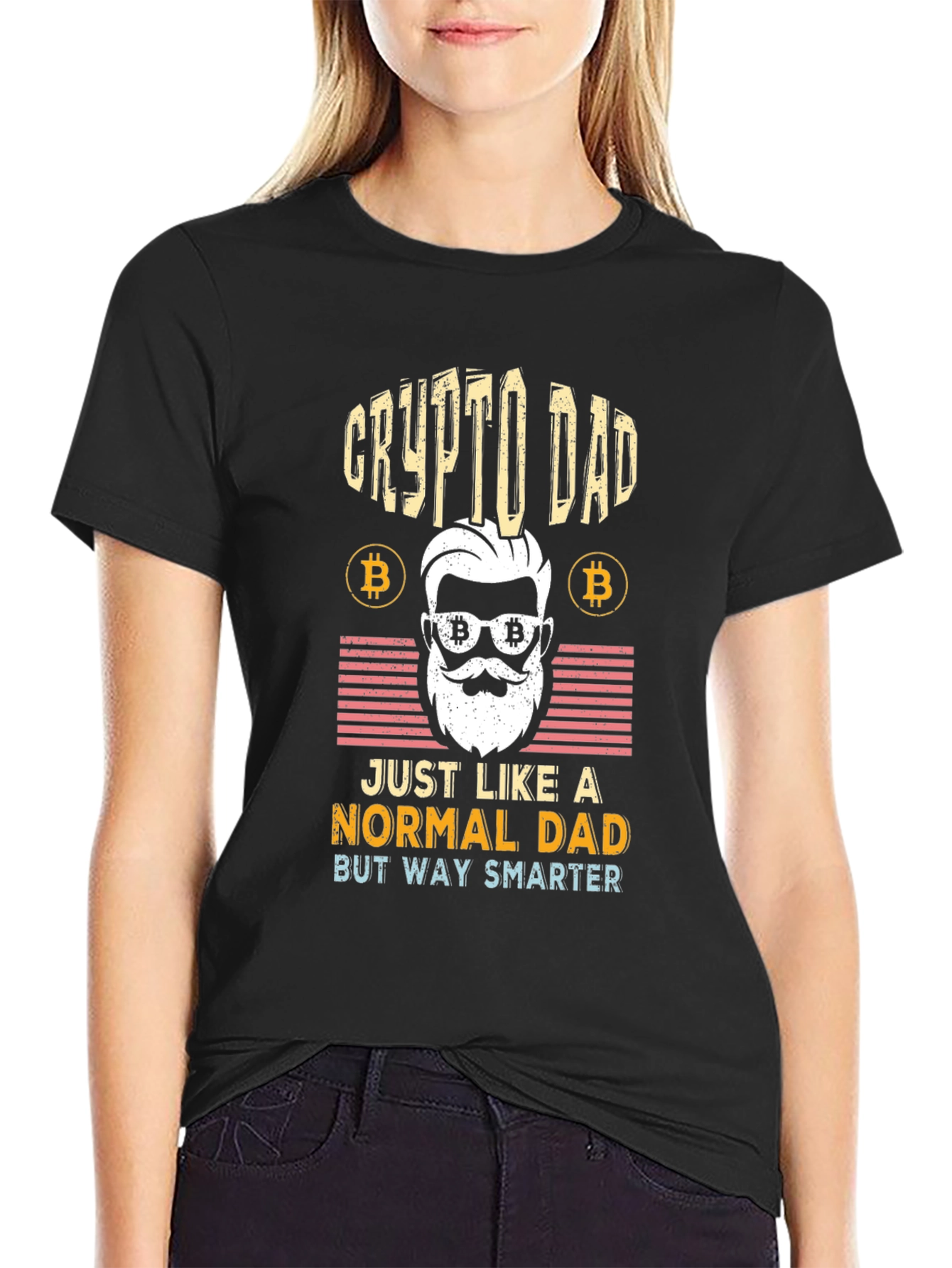 Crypto Dad Graphic T-Shirt - Way Smarter Tee
