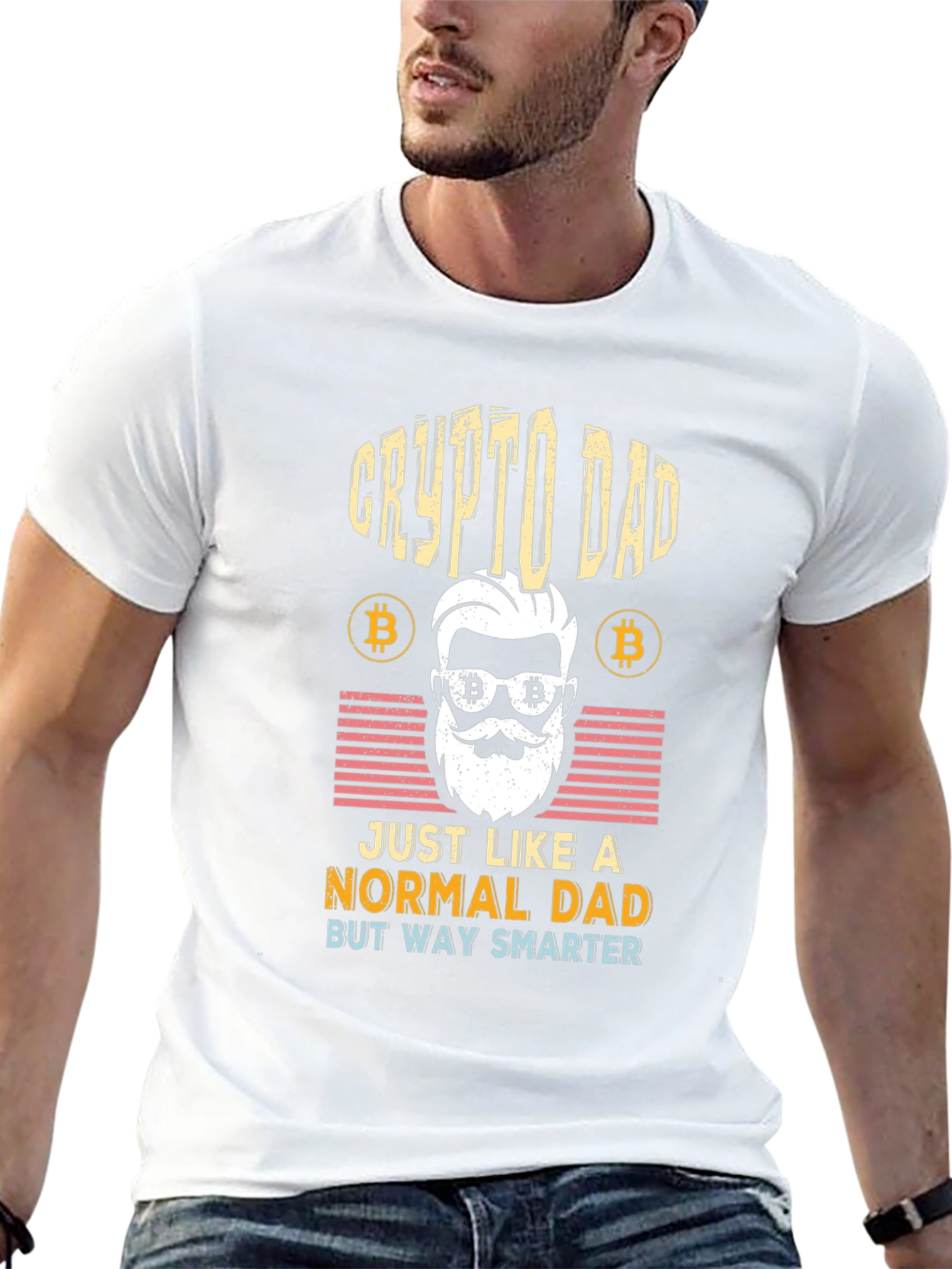 Crypto Dad Graphic T-Shirt - Way Smarter Tee