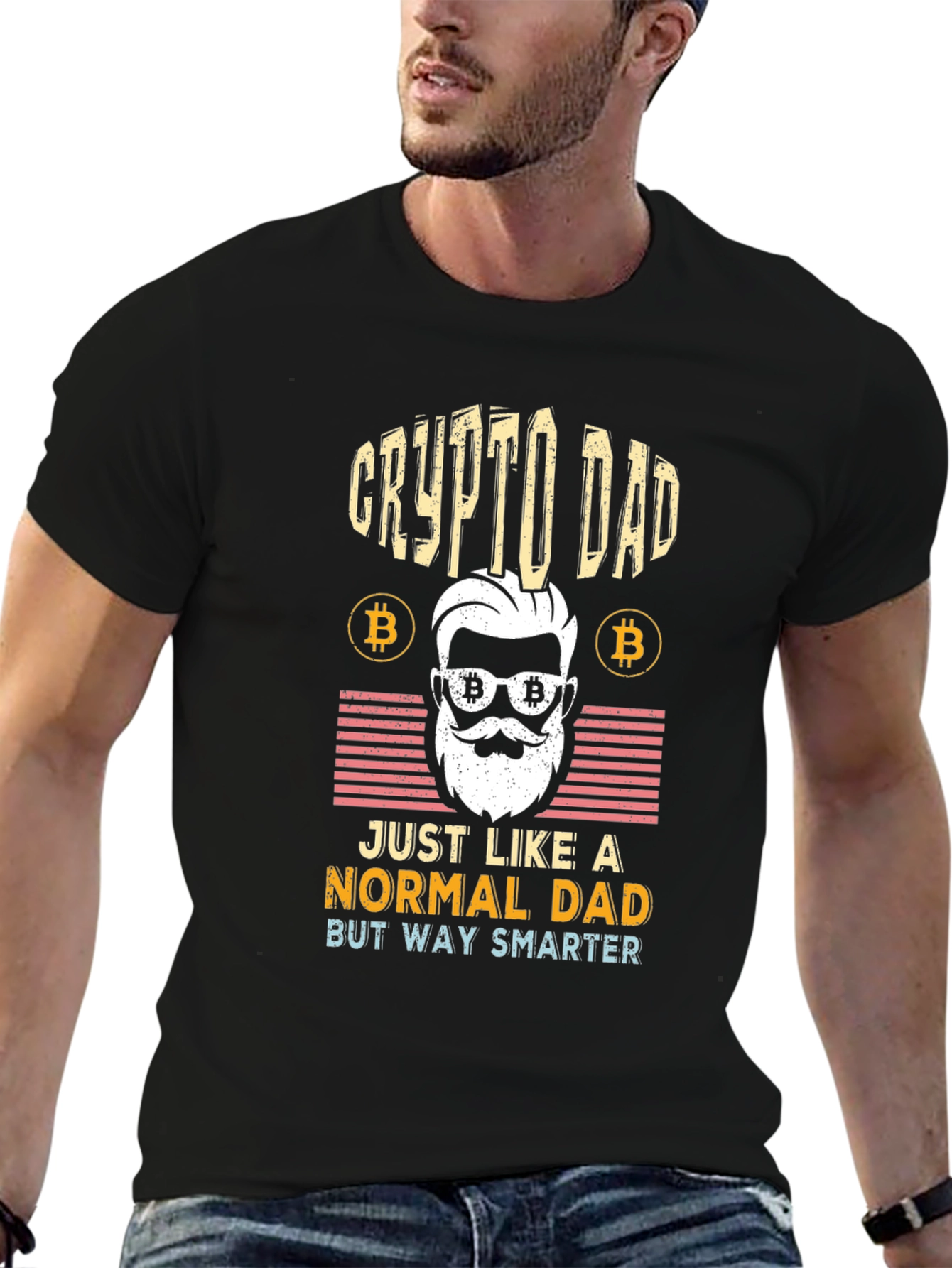Crypto Dad Graphic T-Shirt - Way Smarter Tee