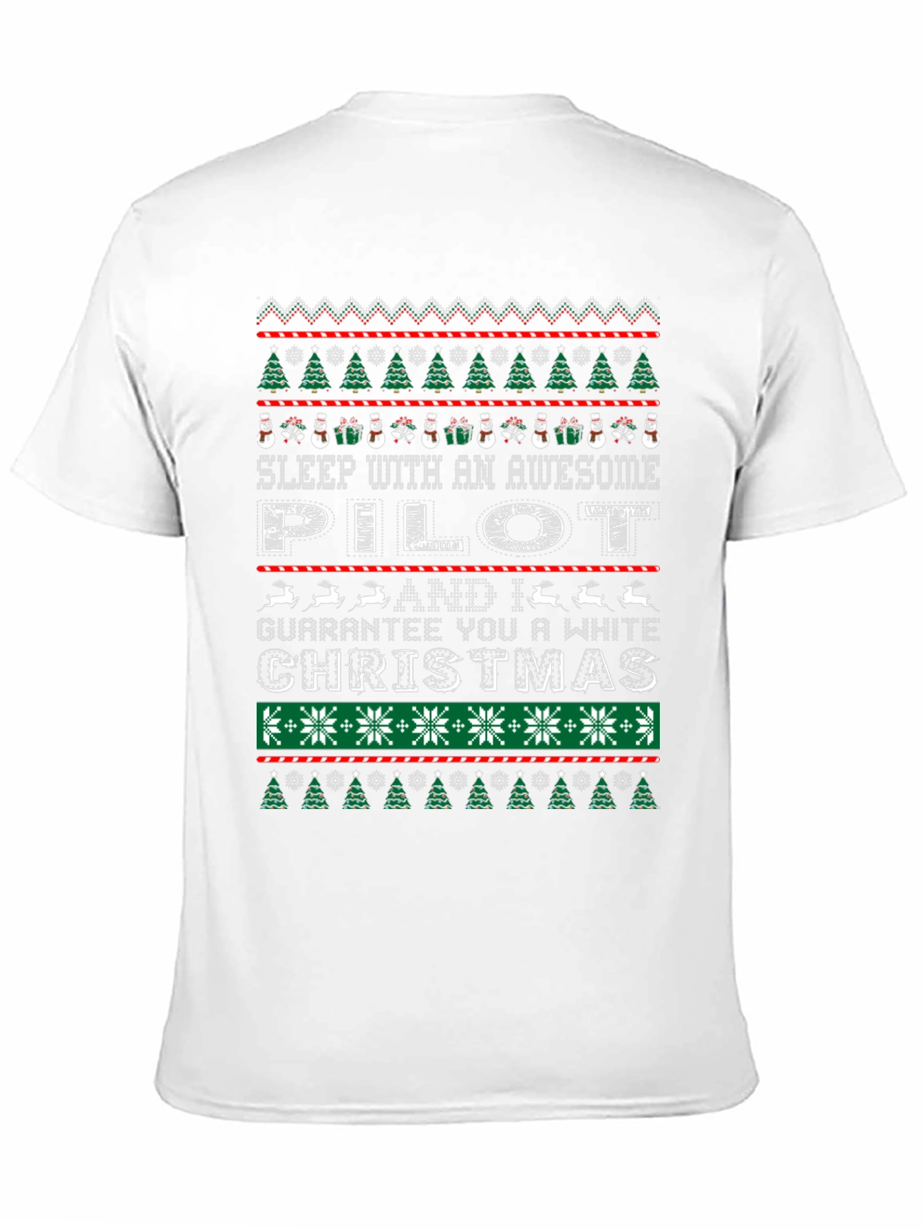 Awesome Pilot Ugly Christmas Sweater T-Shirt