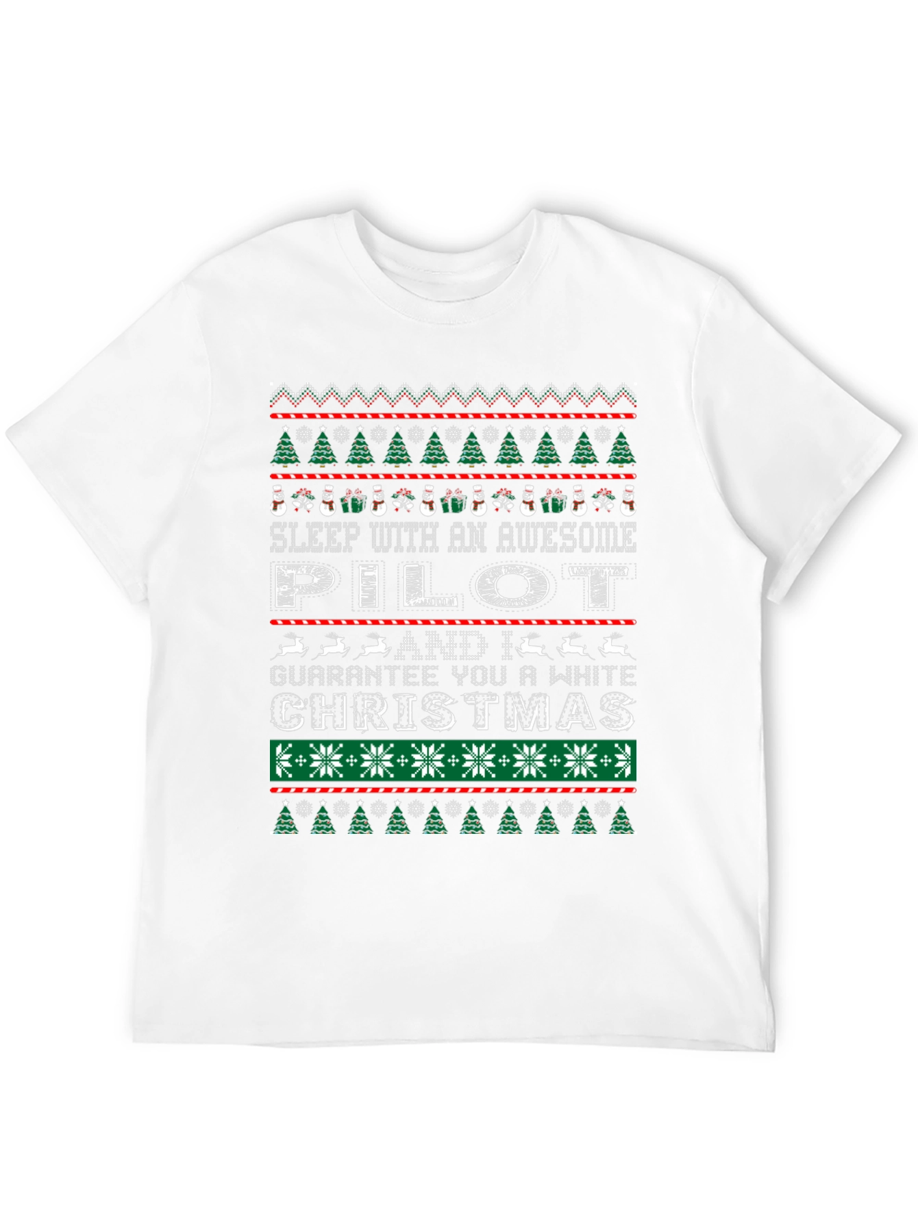 Awesome Pilot Ugly Christmas Sweater T-Shirt