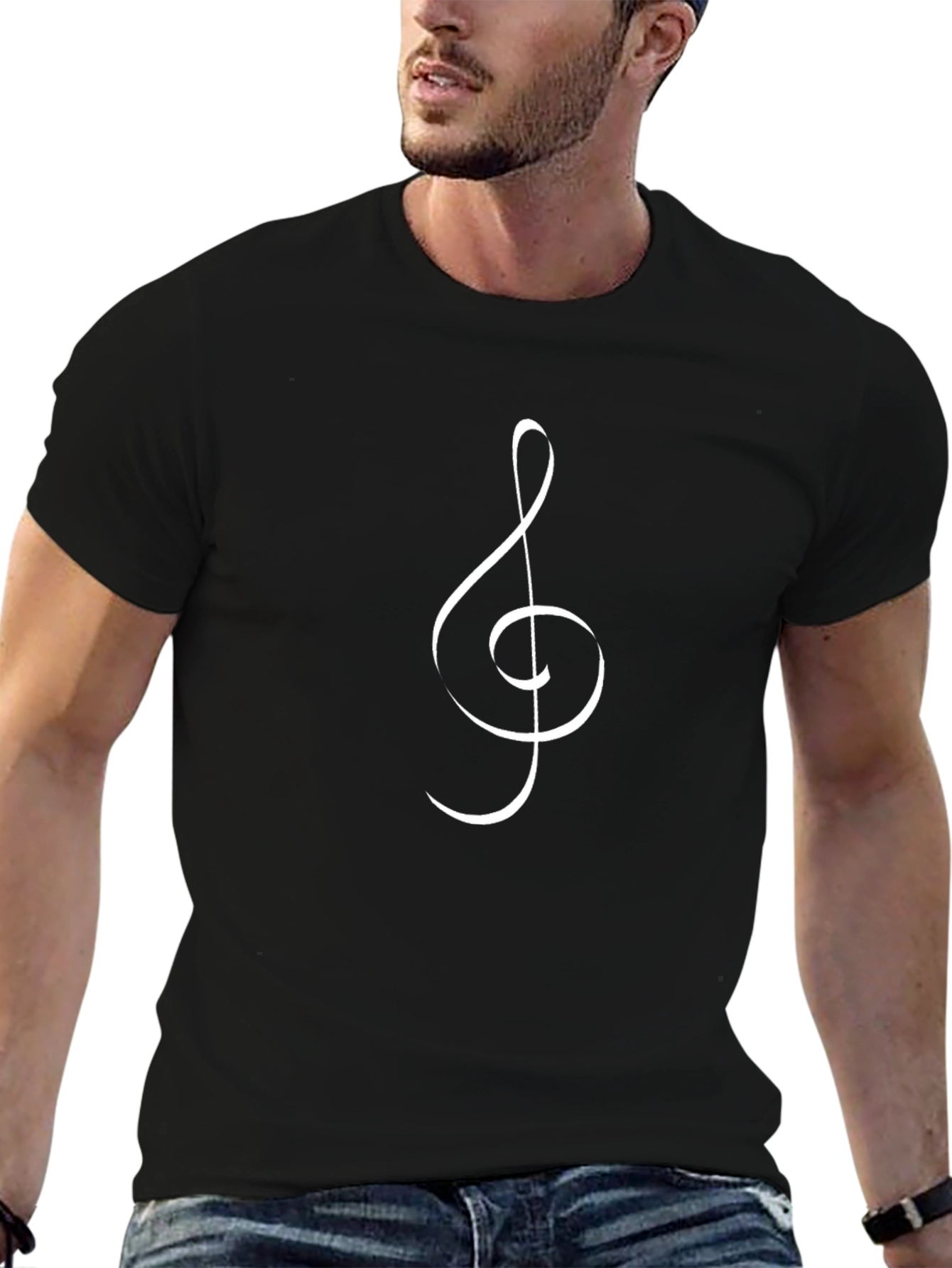 Treble Clef T-Shirt - Music Lover Tee