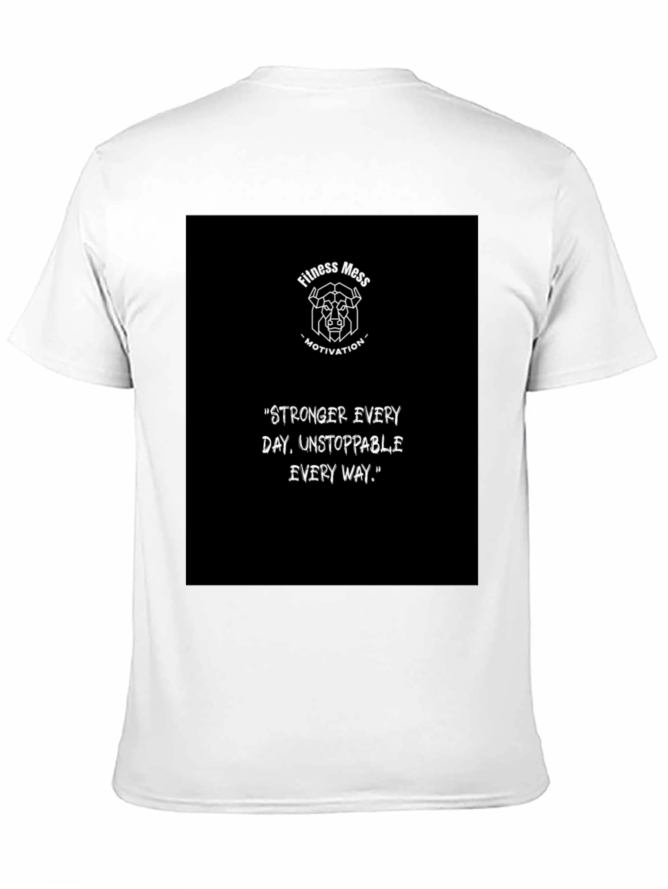 Fitness Mess Motivation Graphic T-Shirt