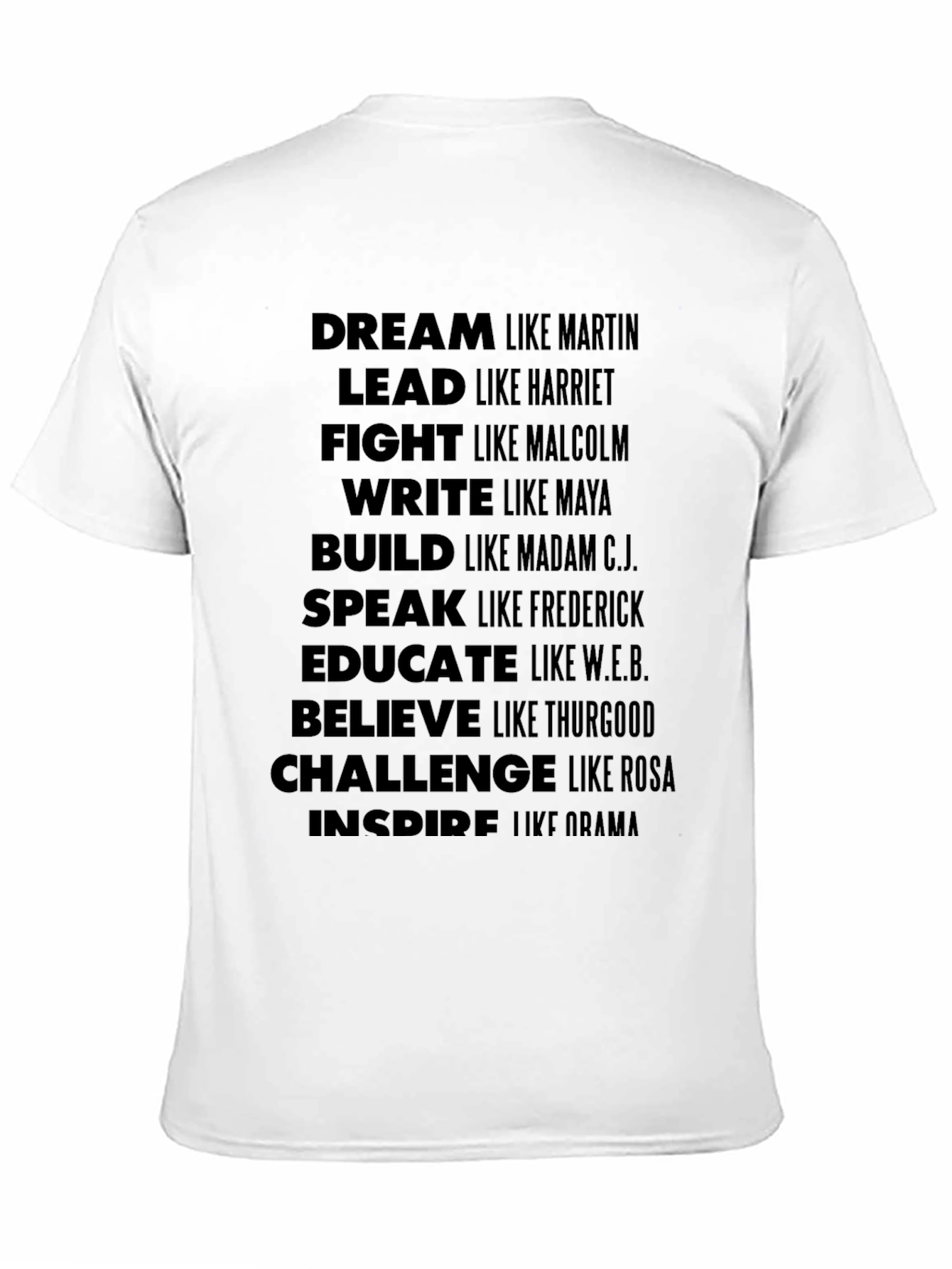 Inspirational Black History T-Shirt
