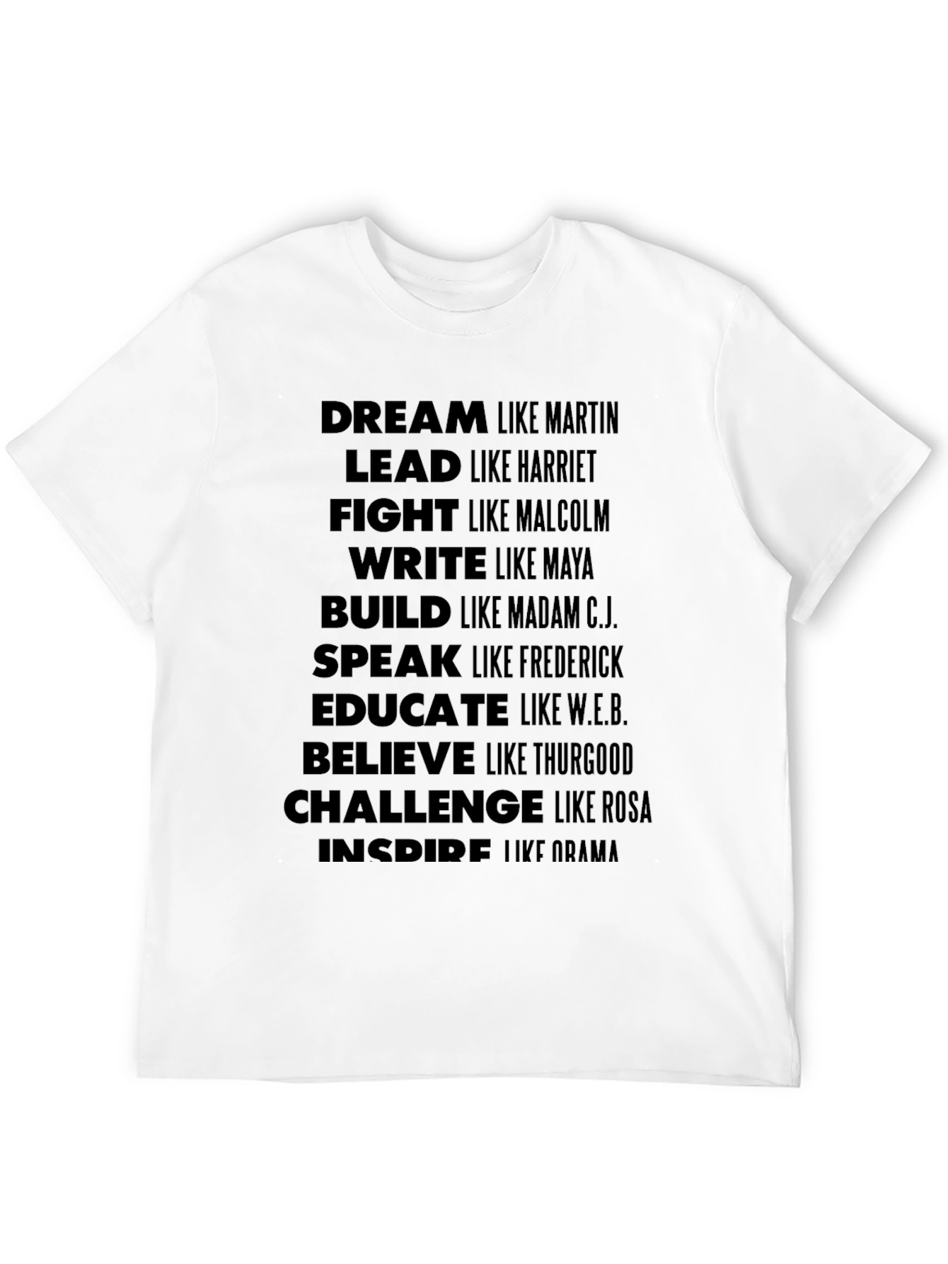 Inspirational Black History T-Shirt