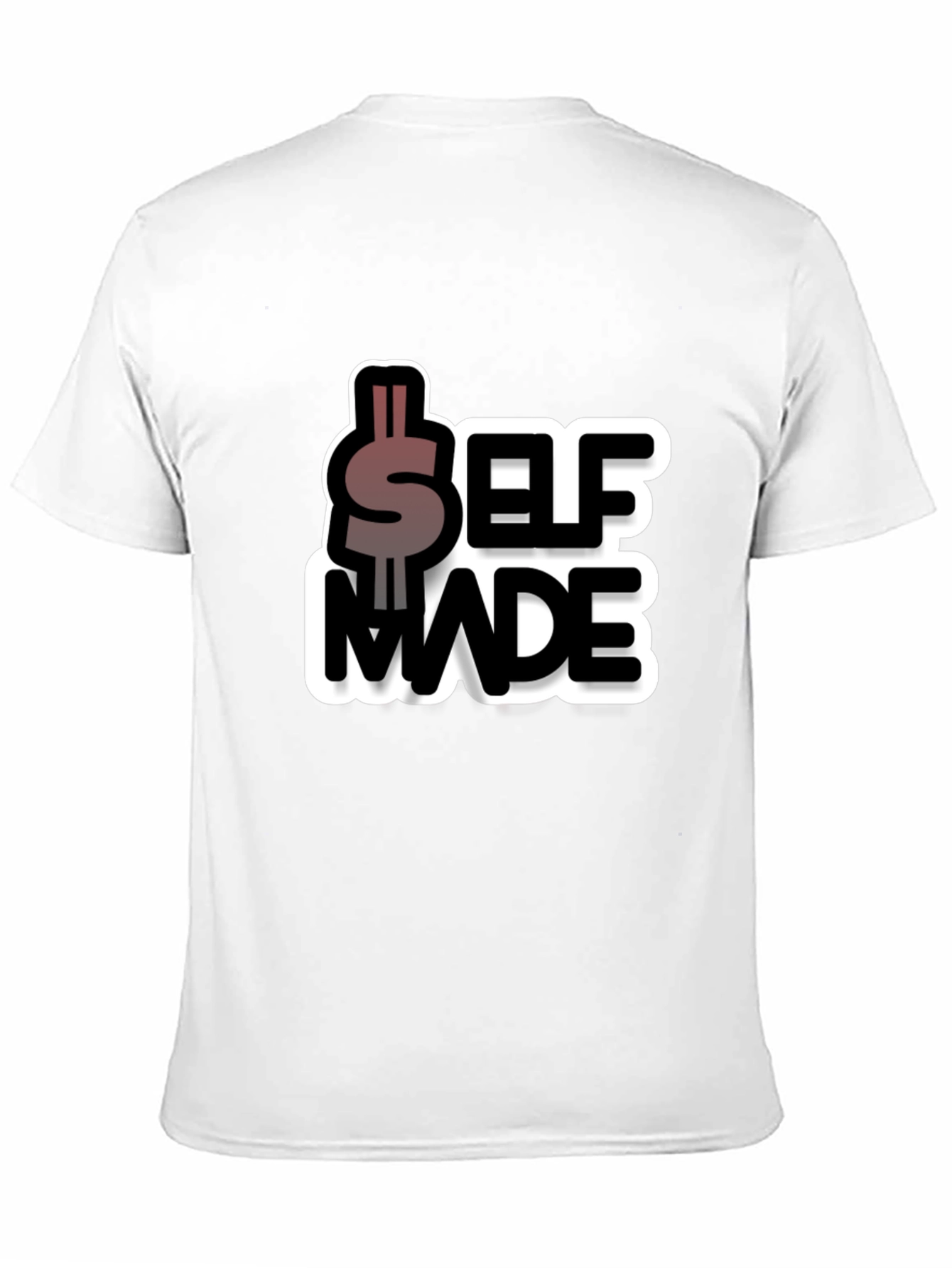 Self Made Graphic Tee - Black Cotton Blend