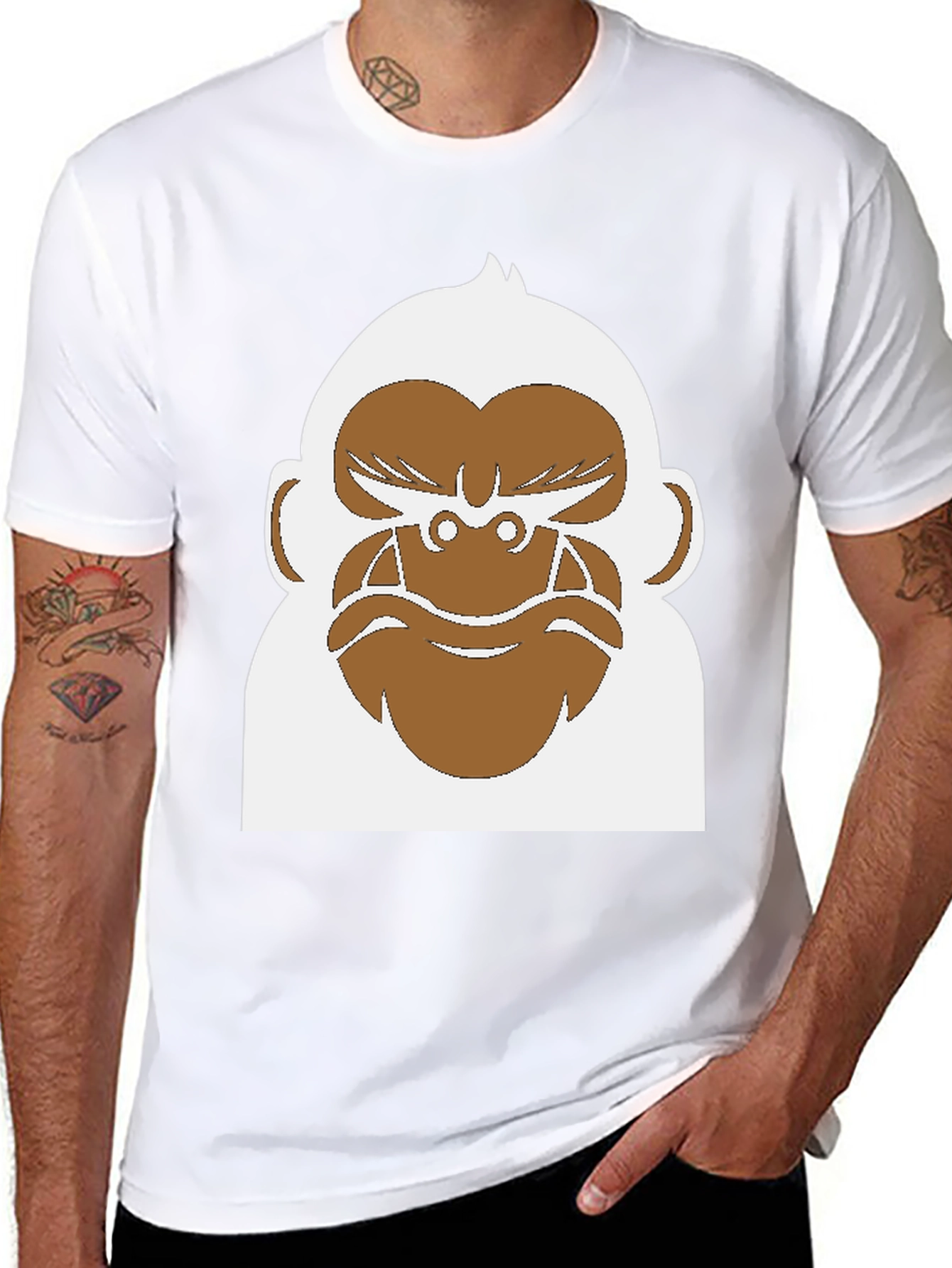 Cool Gorilla Graphic T-Shirt - Black