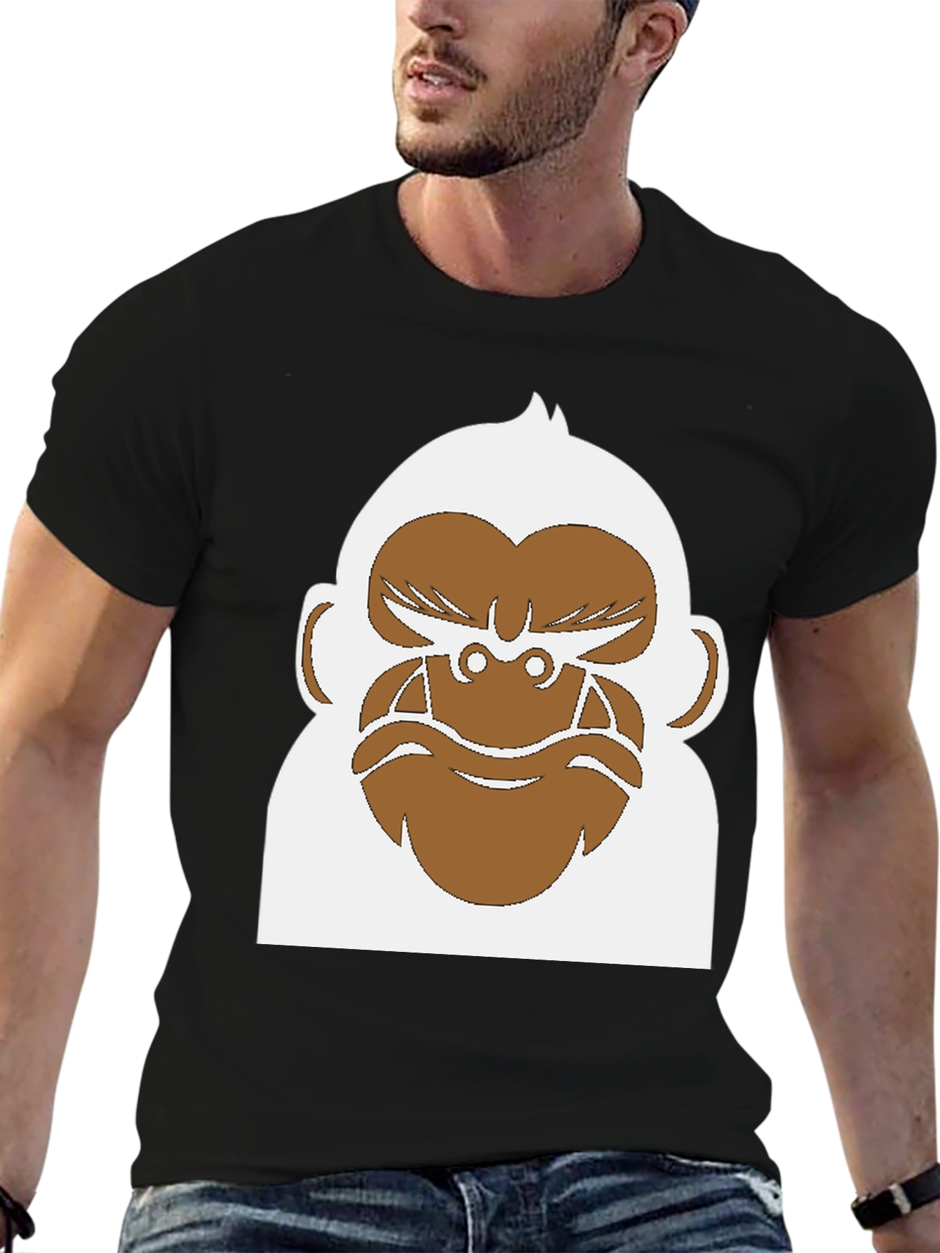 Cool Gorilla Graphic T-Shirt - Black