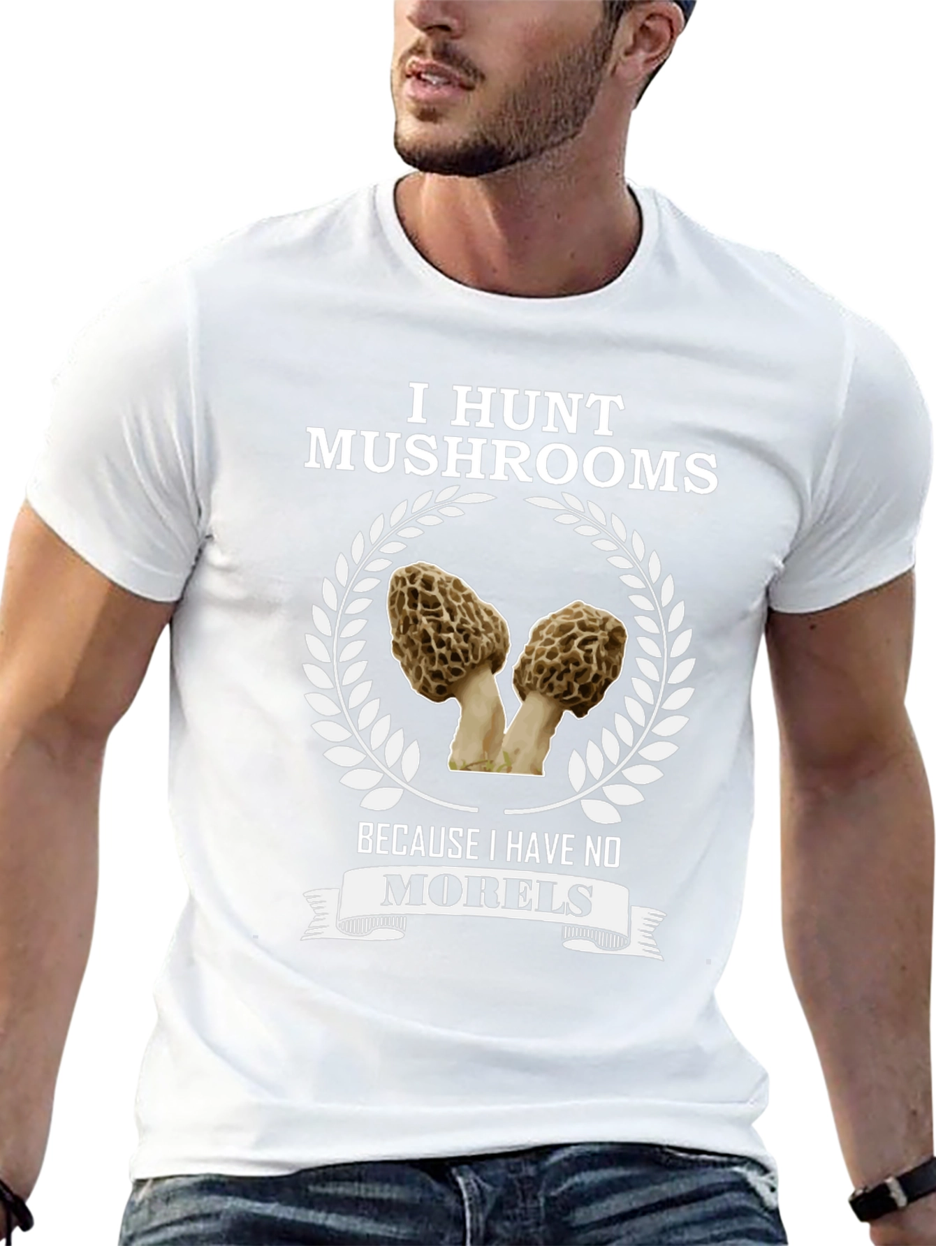 I Hunt Mushrooms T-Shirt - Morel Lover Tee