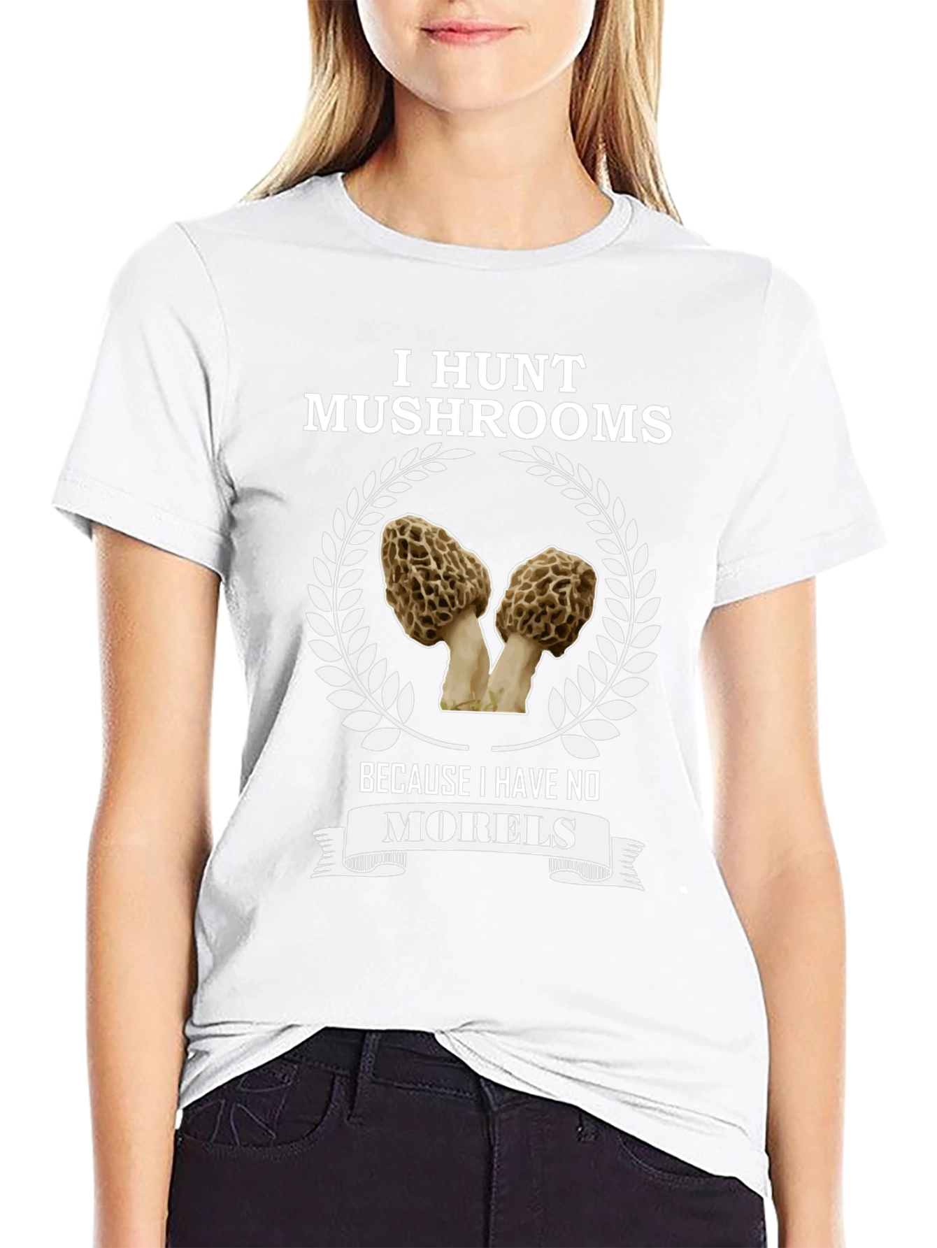 I Hunt Mushrooms T-Shirt - Morel Lover Tee