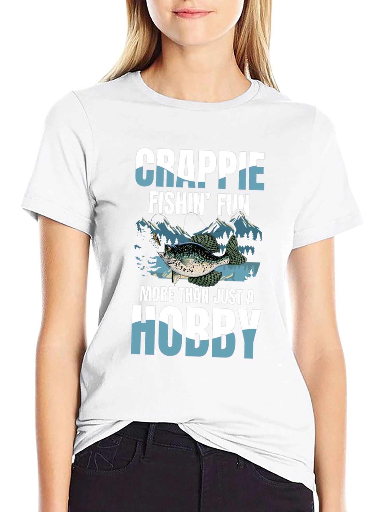 Crappie Fishing Fun Hobby T-Shirt