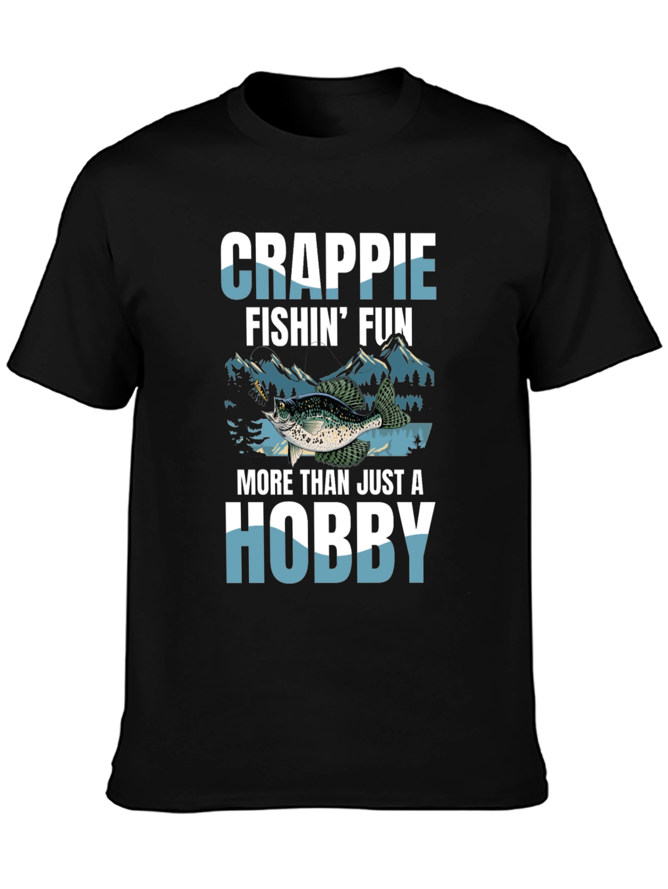 Crappie Fishing Fun Hobby T-Shirt