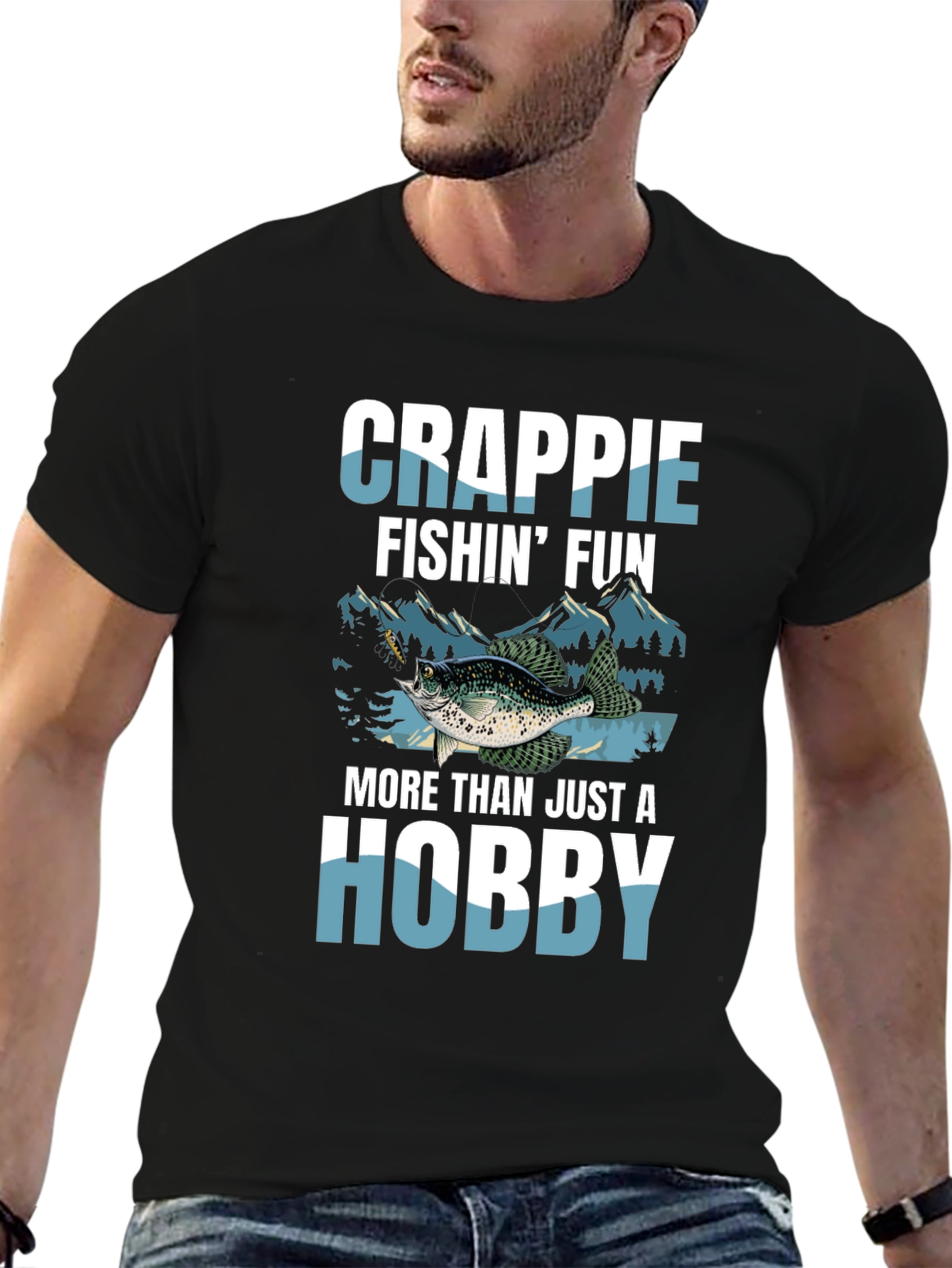 Crappie Fishing Fun Hobby T-Shirt