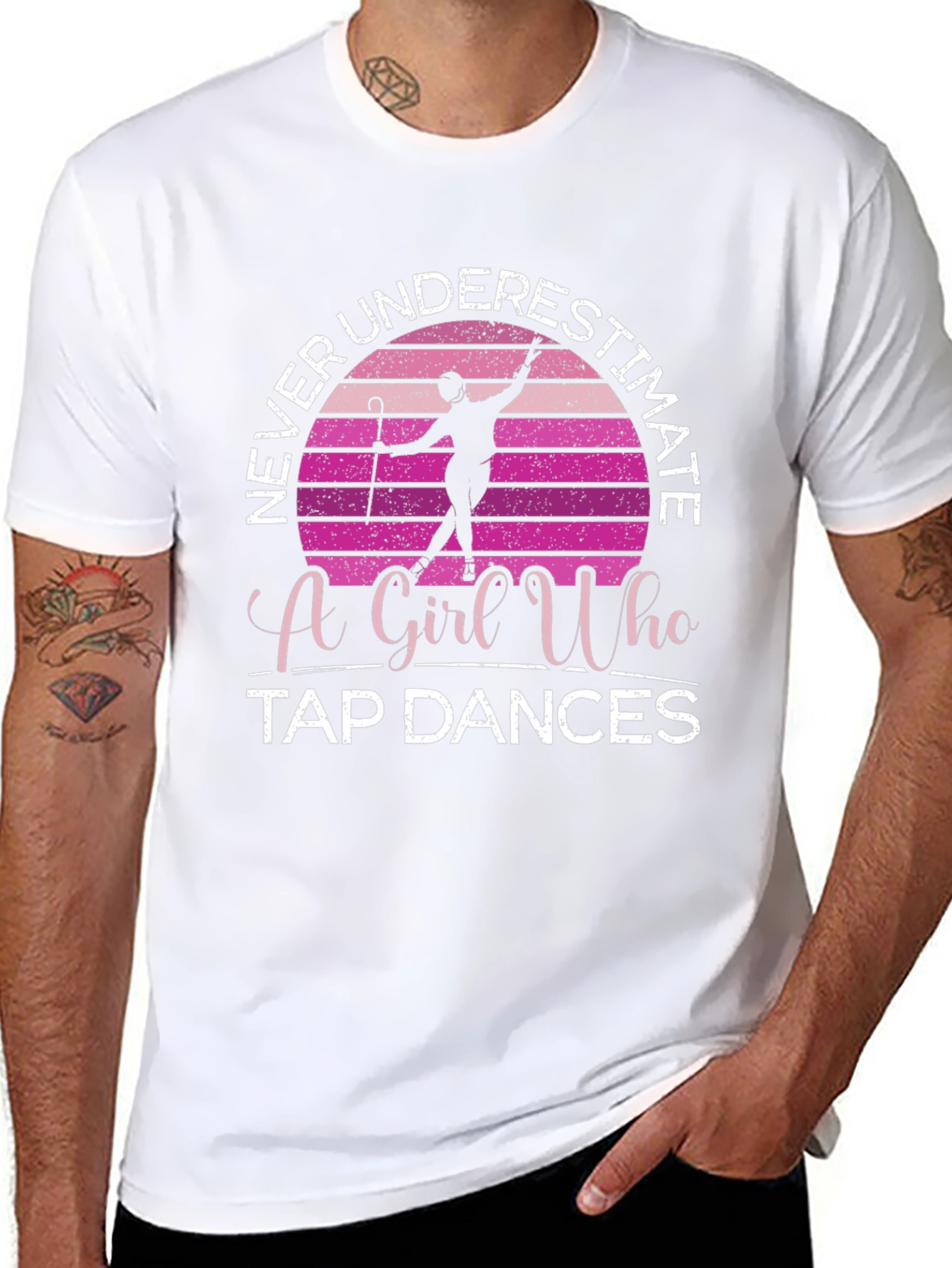 Never Underestimate a Girl Who Tap Dances T-Shirt
