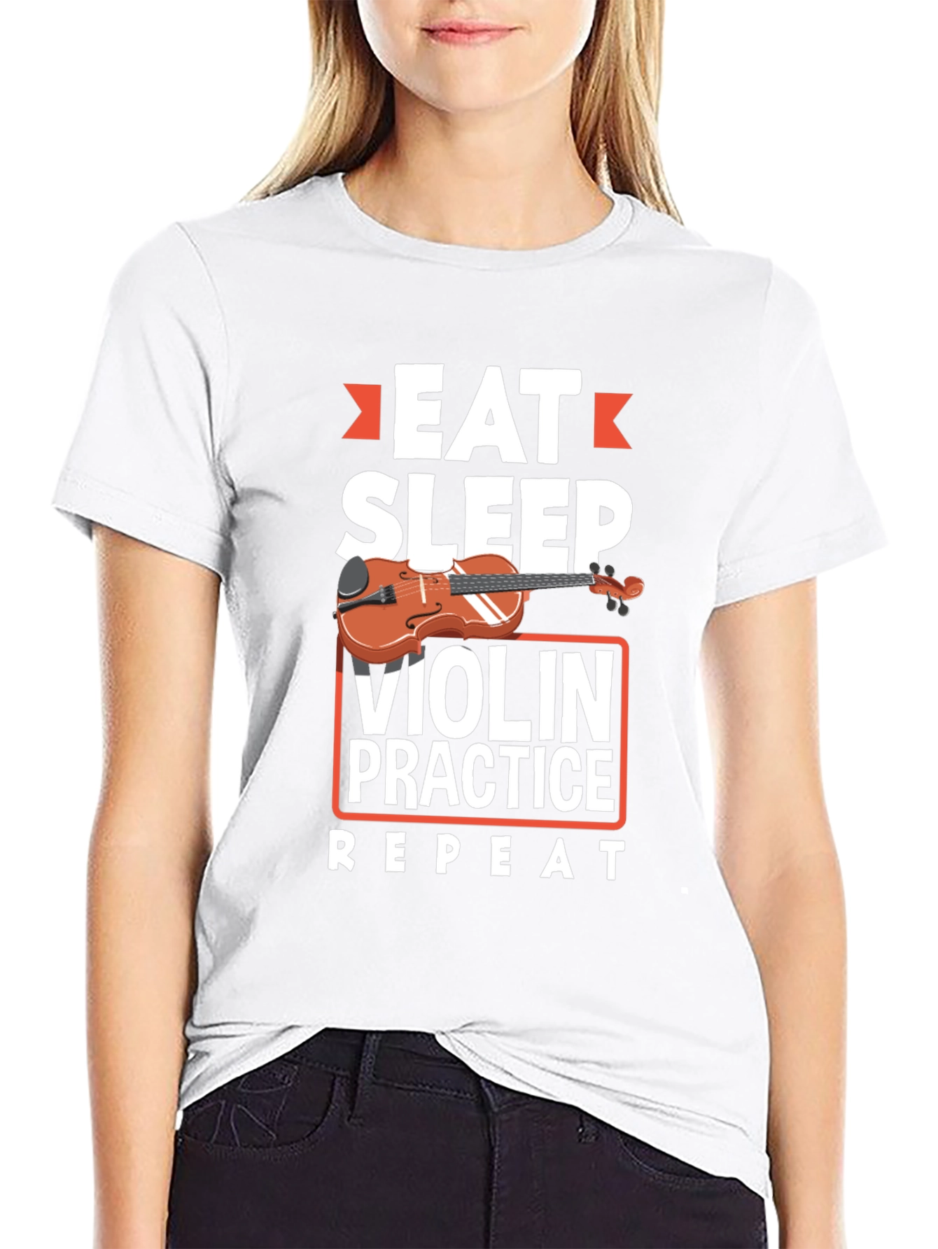 Eat Sleep Violin Practice T-Shirt