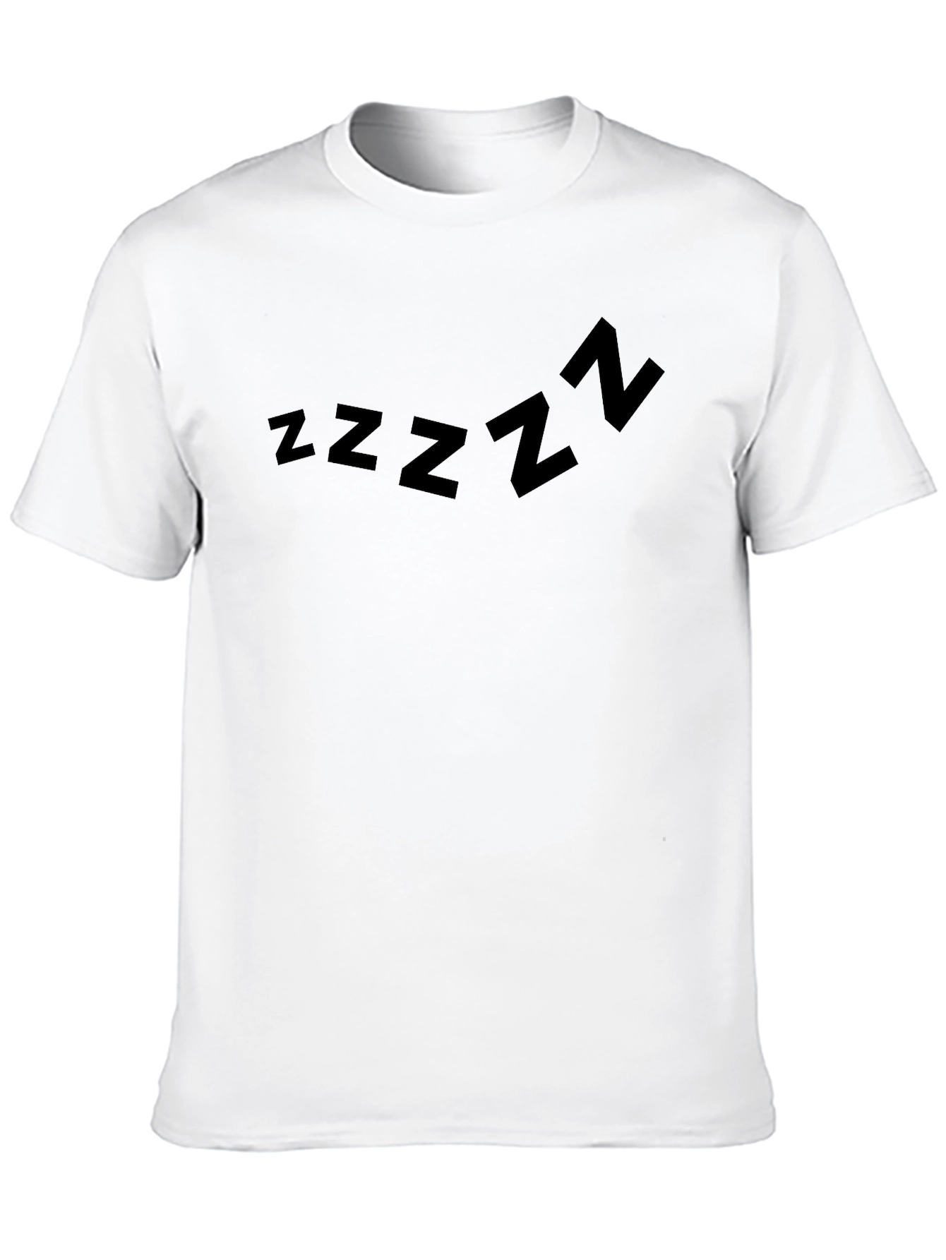 Sleepy Z T-Shirt - Black Cotton Sleep Tee