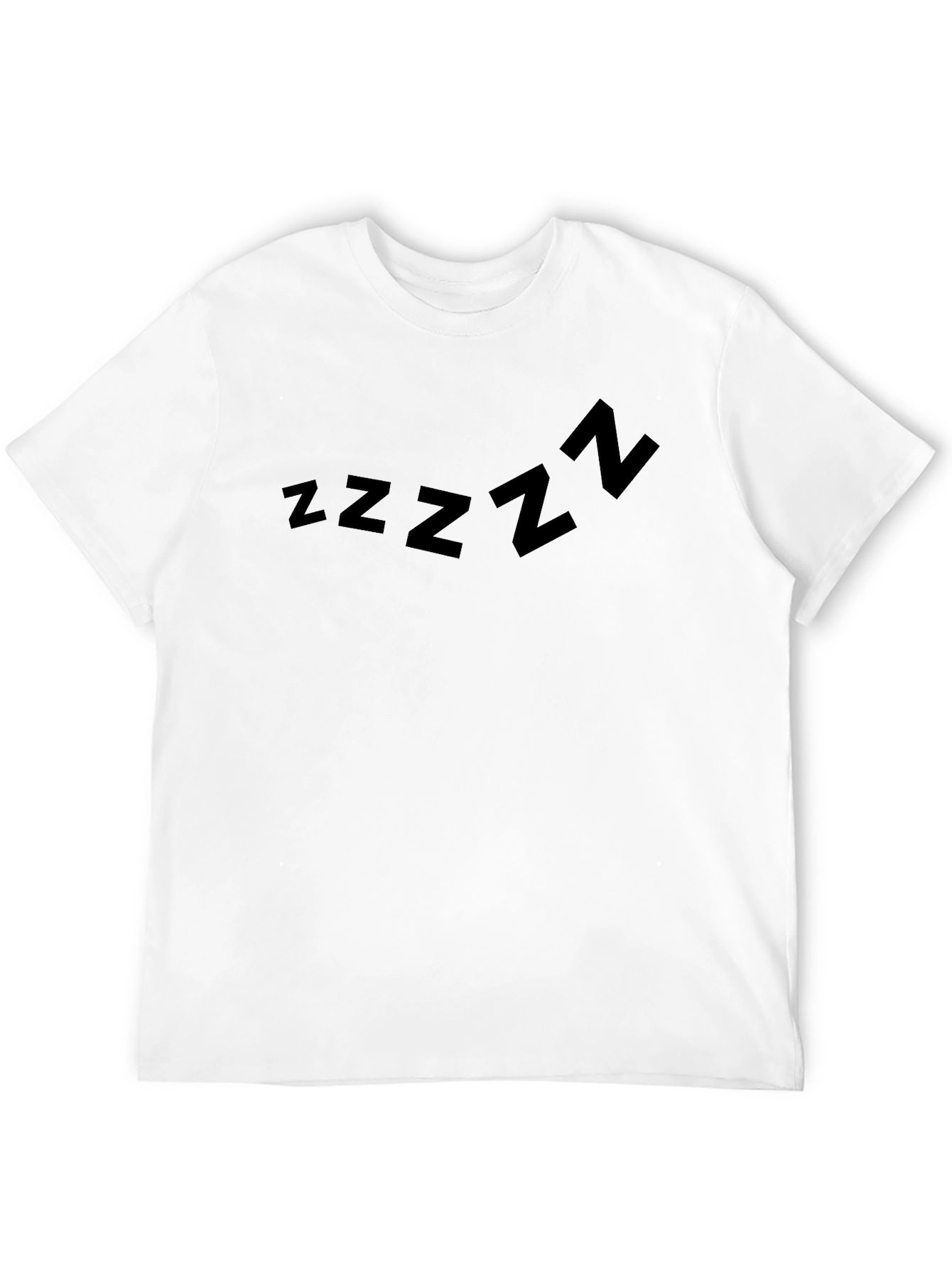 Sleepy Z T-Shirt - Black Cotton Sleep Tee