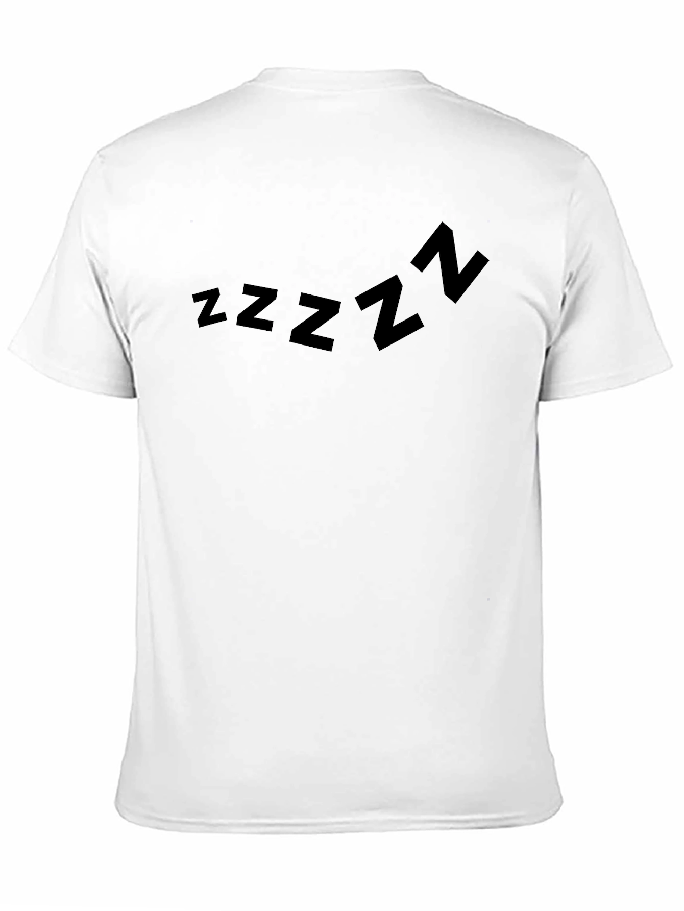 Sleepy Z T-Shirt - Black Cotton Sleep Tee