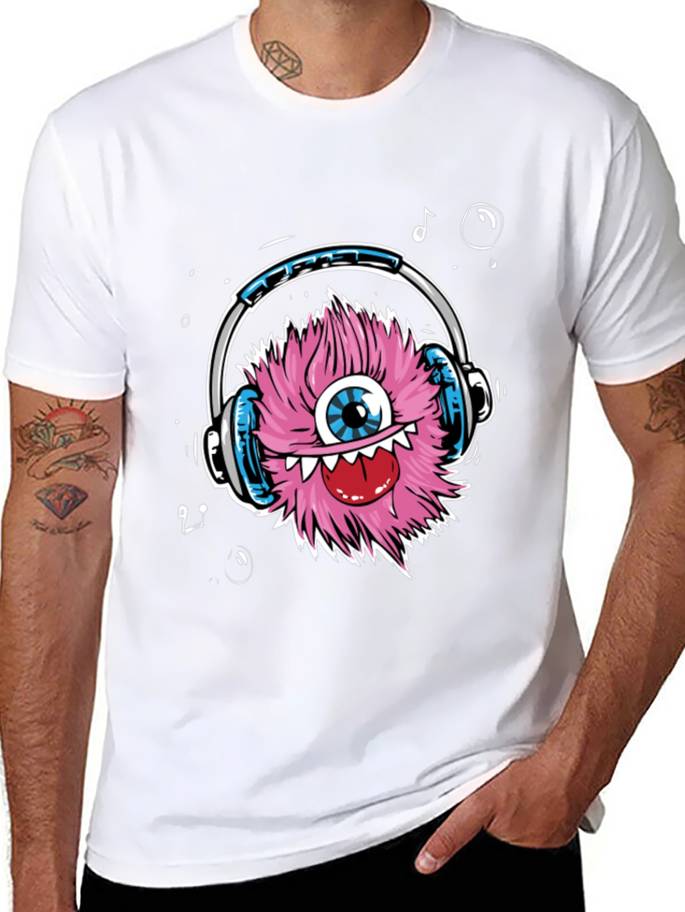 Monster DJ Graphic Tee - Cool Black T-Shirt