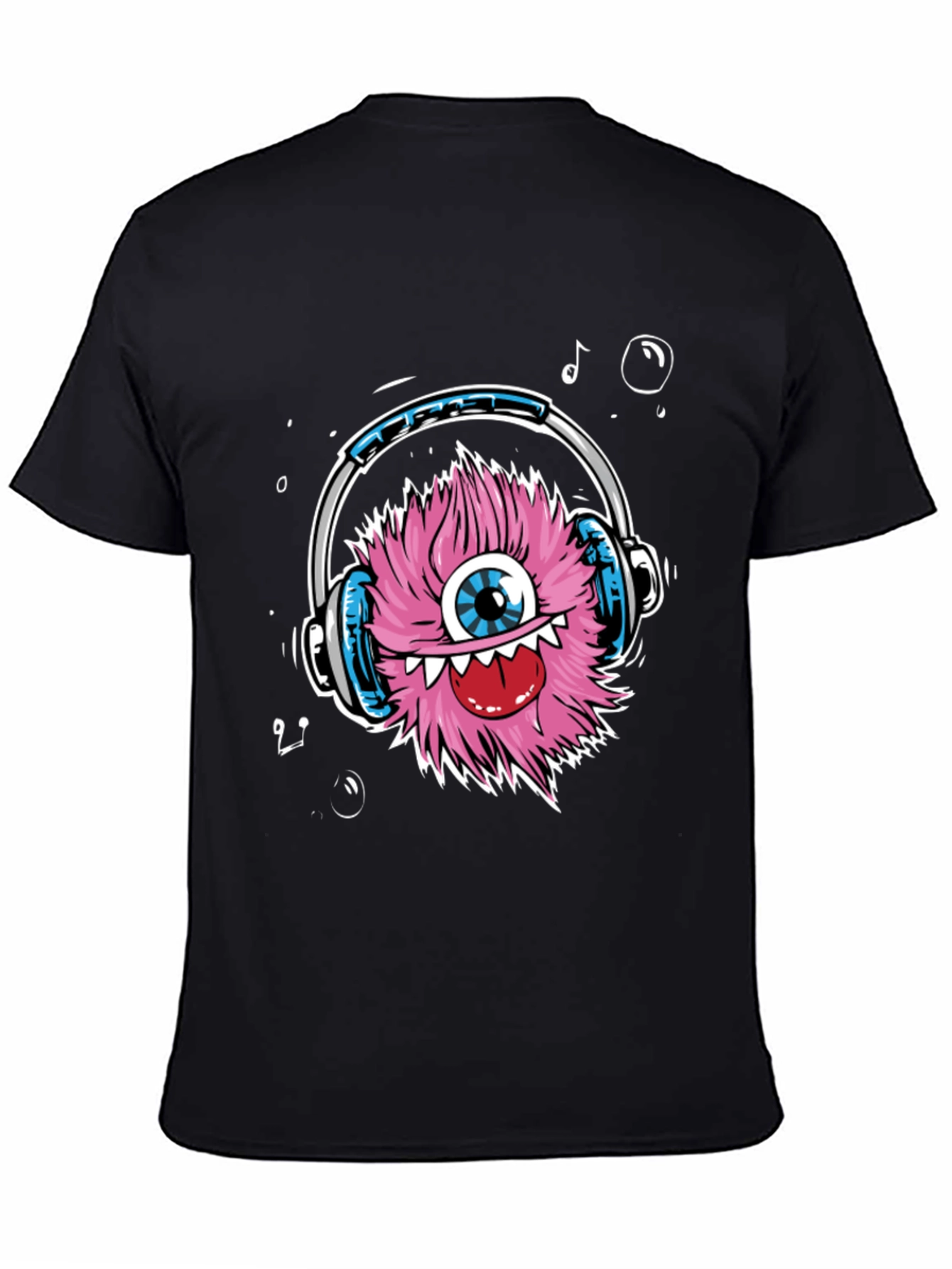 Monster DJ Graphic Tee - Cool Black T-Shirt