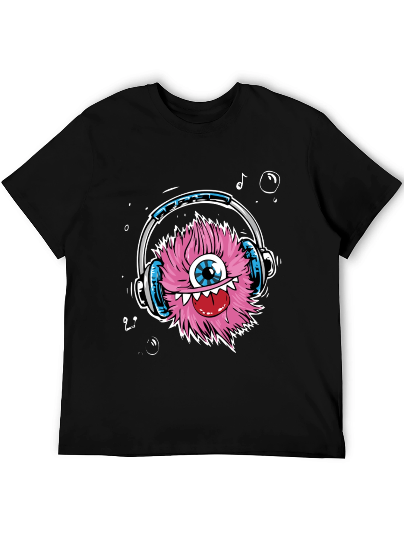 Monster DJ Graphic Tee - Cool Black T-Shirt