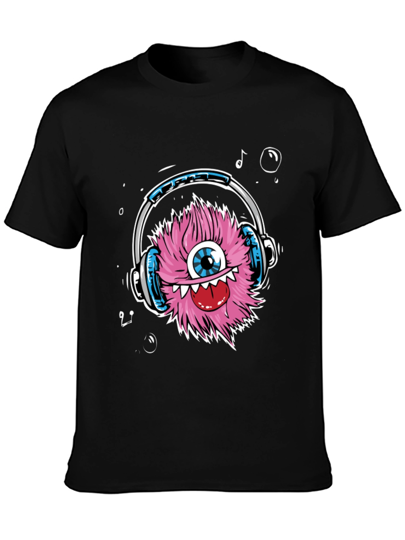 Monster DJ Graphic Tee - Cool Black T-Shirt