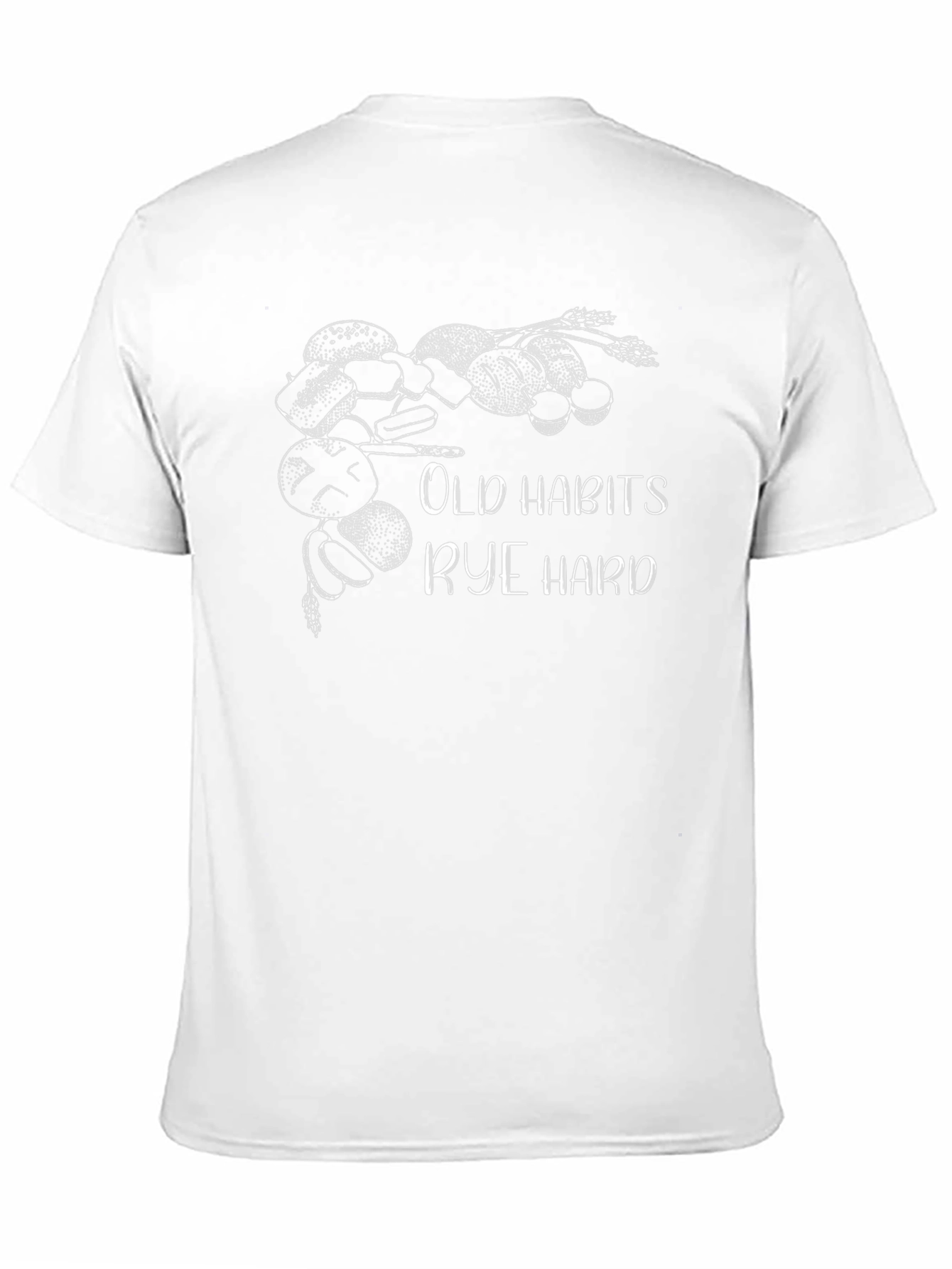 Old Habits Rye Hard Black T-Shirt