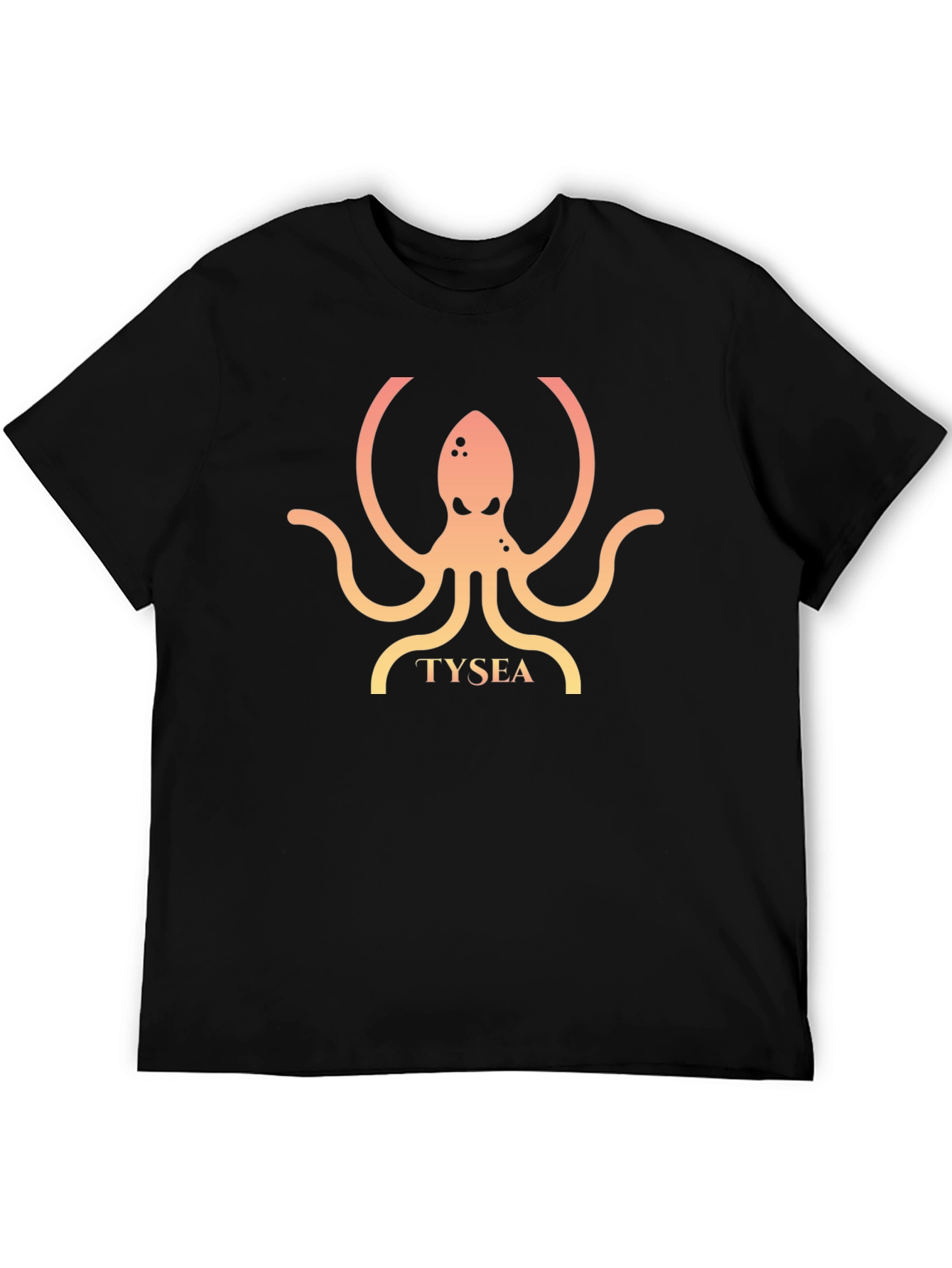 TYSEA Octopus Graphic T-Shirt - Stylish Black Tee