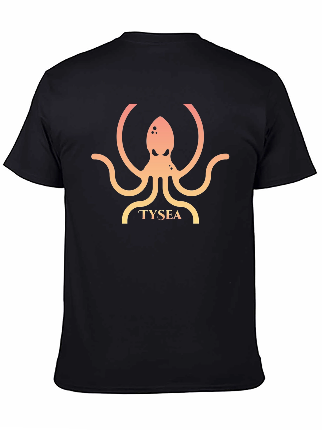 TYSEA Octopus Graphic T-Shirt - Stylish Black Tee