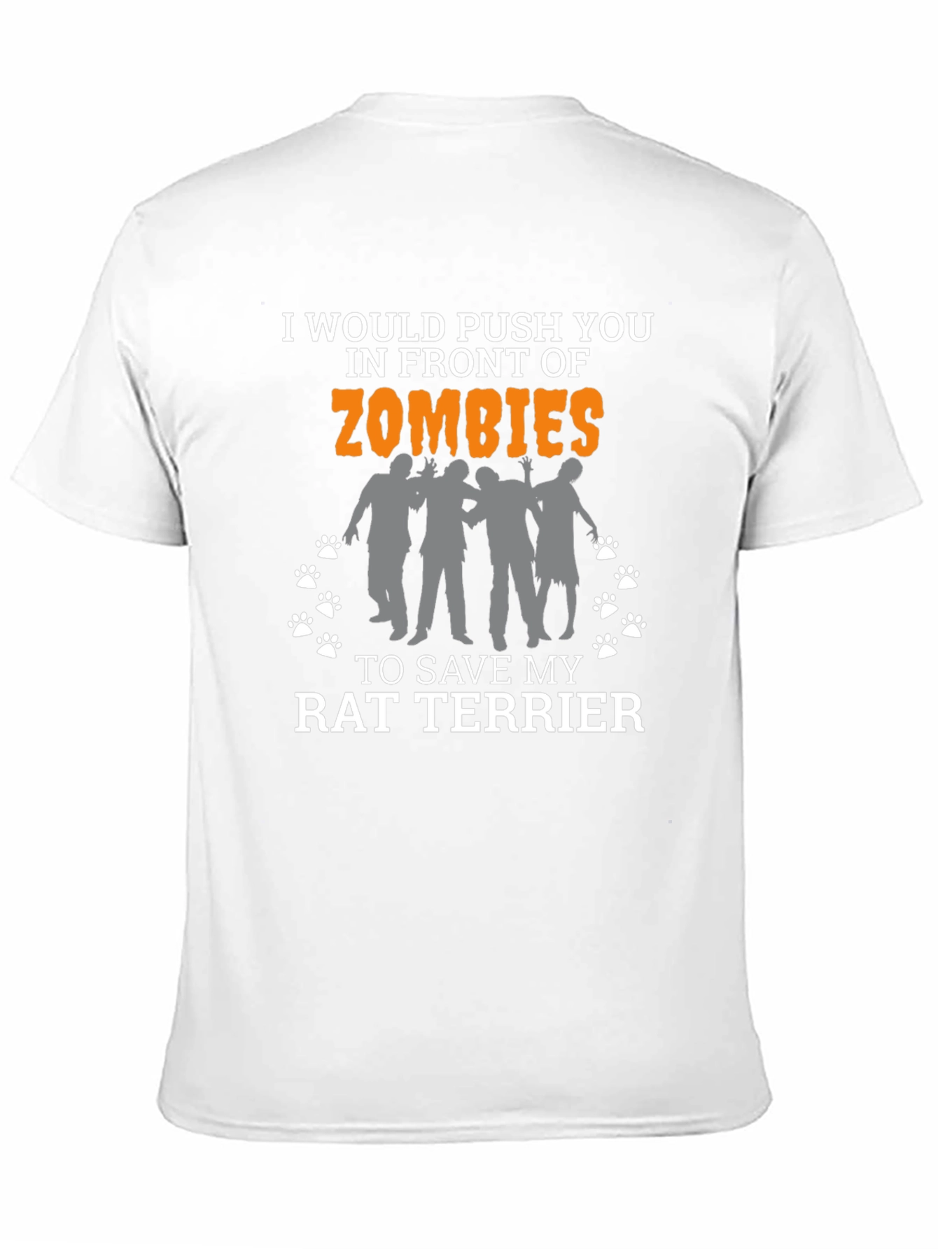 Rat Terrier Zombie T-Shirt - Funny Dog Lover Tee