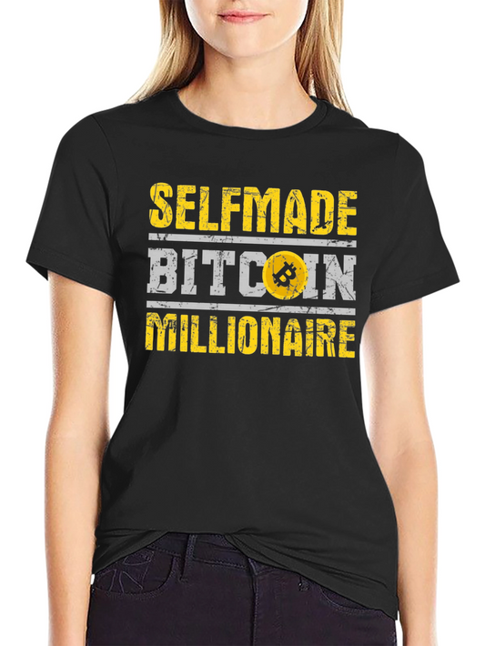 Selfmade Bitcoin Millionaire T-Shirt