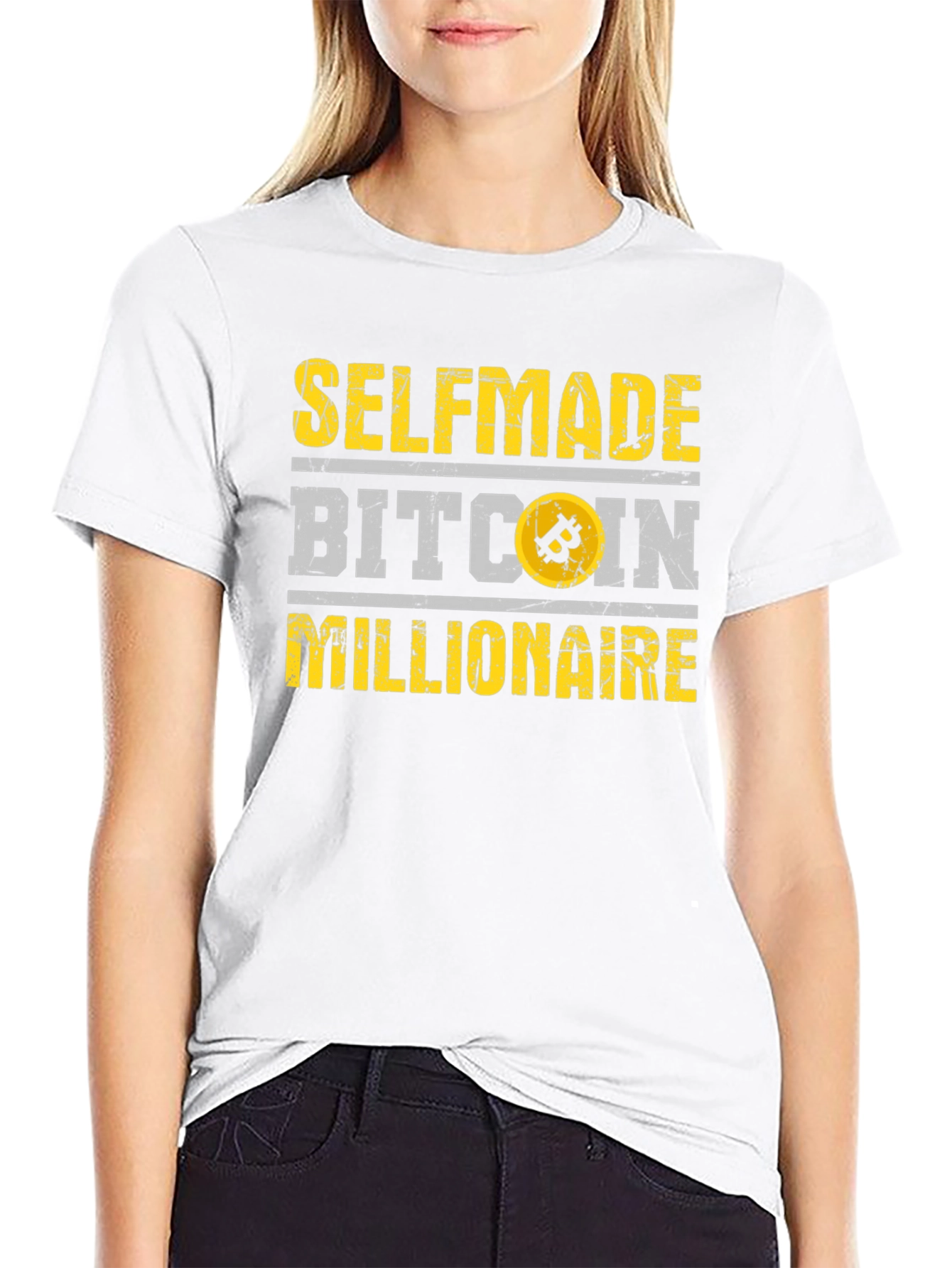 Selfmade Bitcoin Millionaire T-Shirt