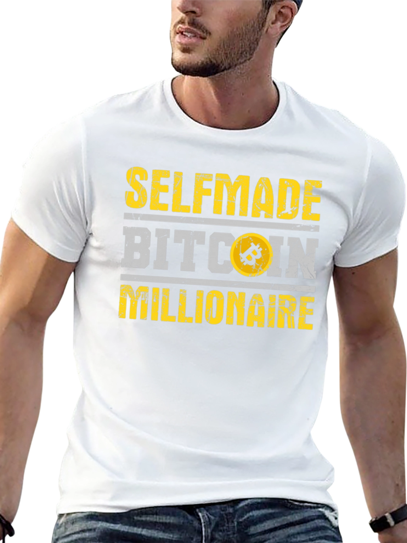 Selfmade Bitcoin Millionaire T-Shirt