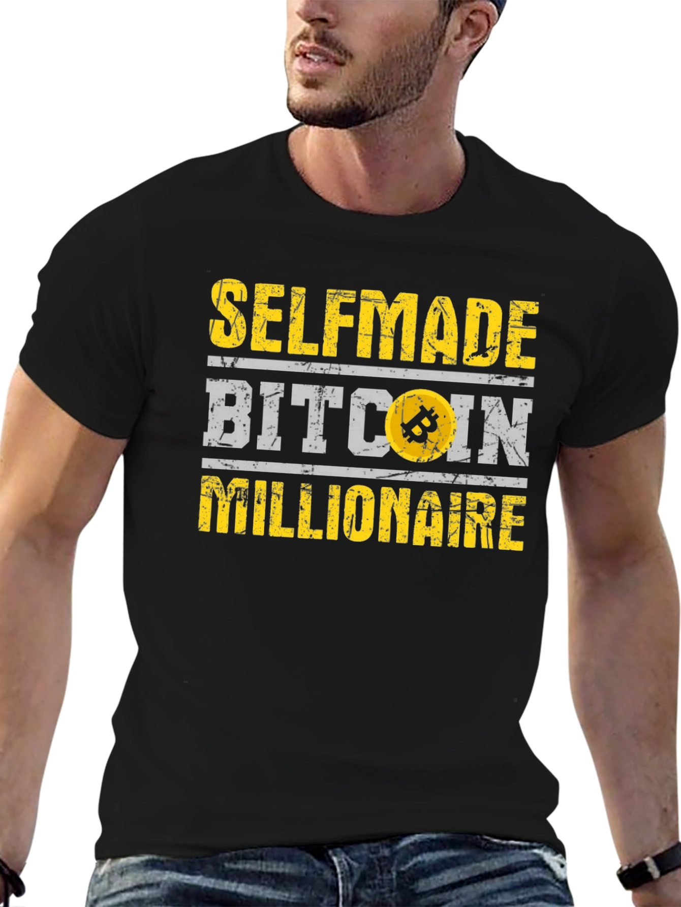 Selfmade Bitcoin Millionaire T-Shirt