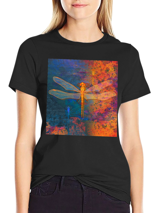 Dragonfly Graphic Tee - Unique Artistic Print
