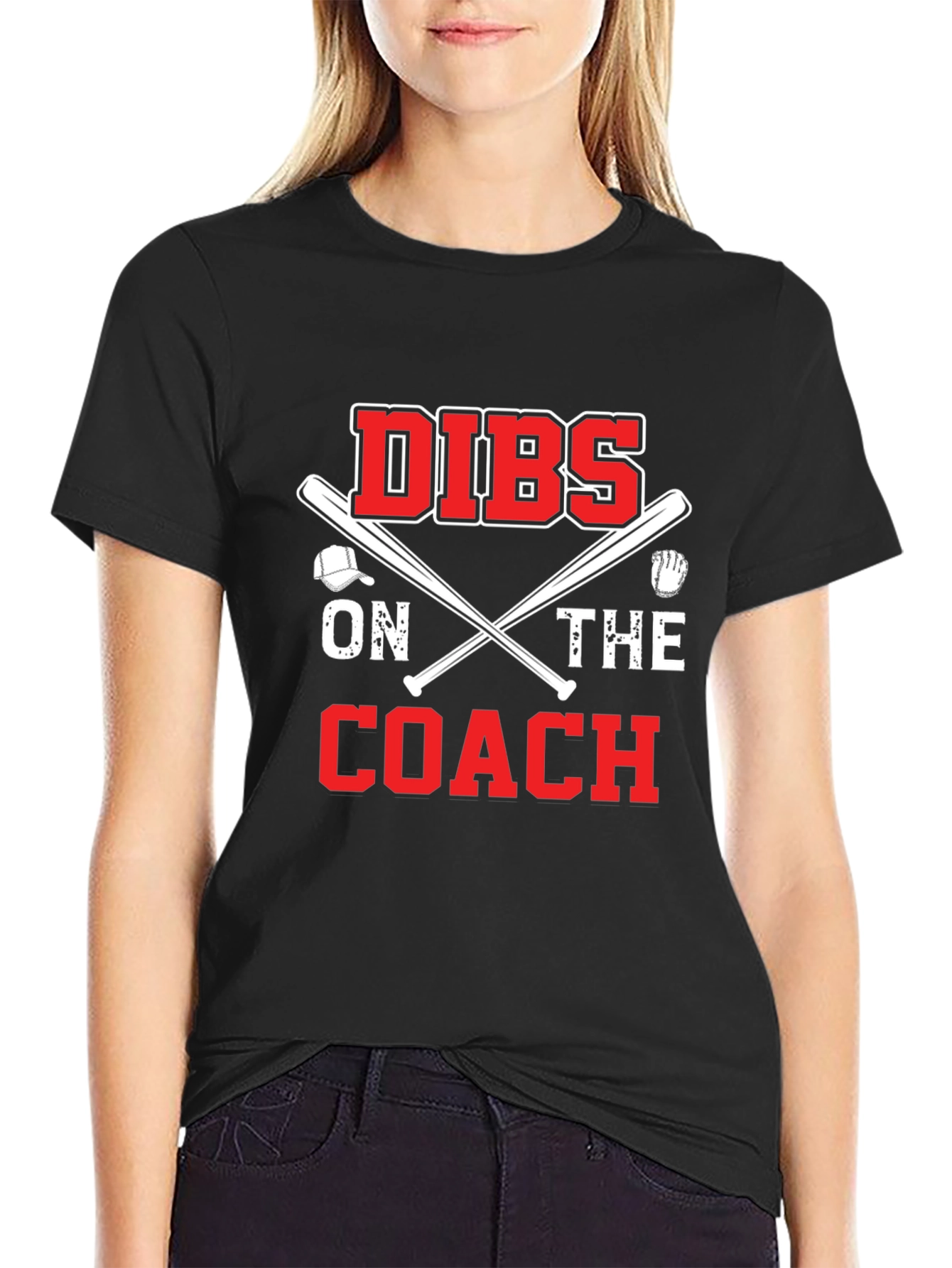 Dibs on the Coach T-Shirt - Baseball Tee