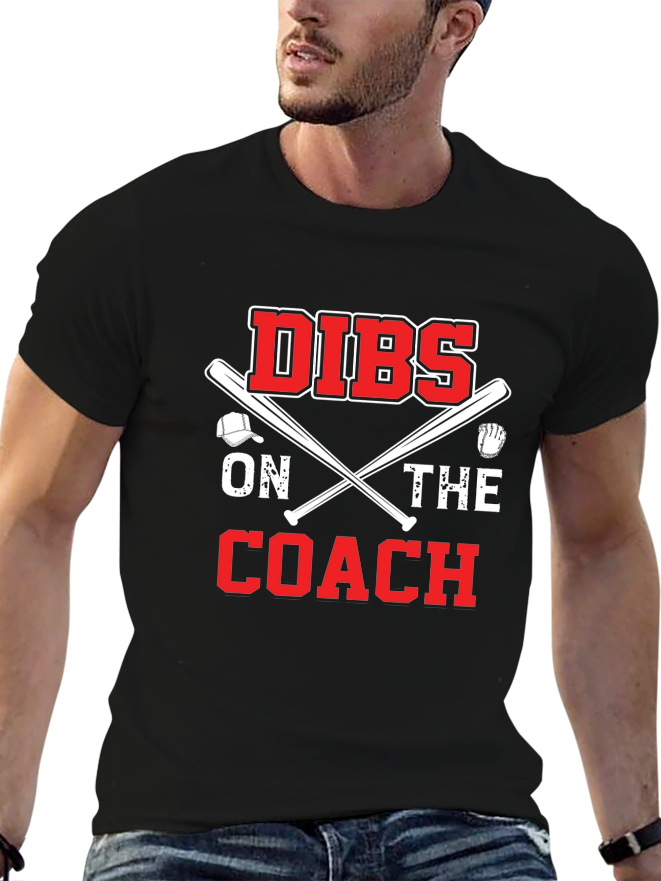 Dibs on the Coach T-Shirt - Baseball Tee