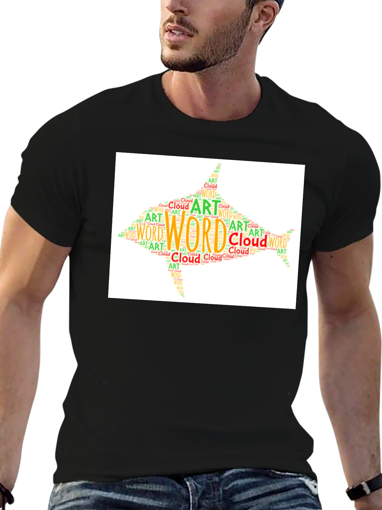 Word Art Cloud T-Shirt - Unique Graphic Tee