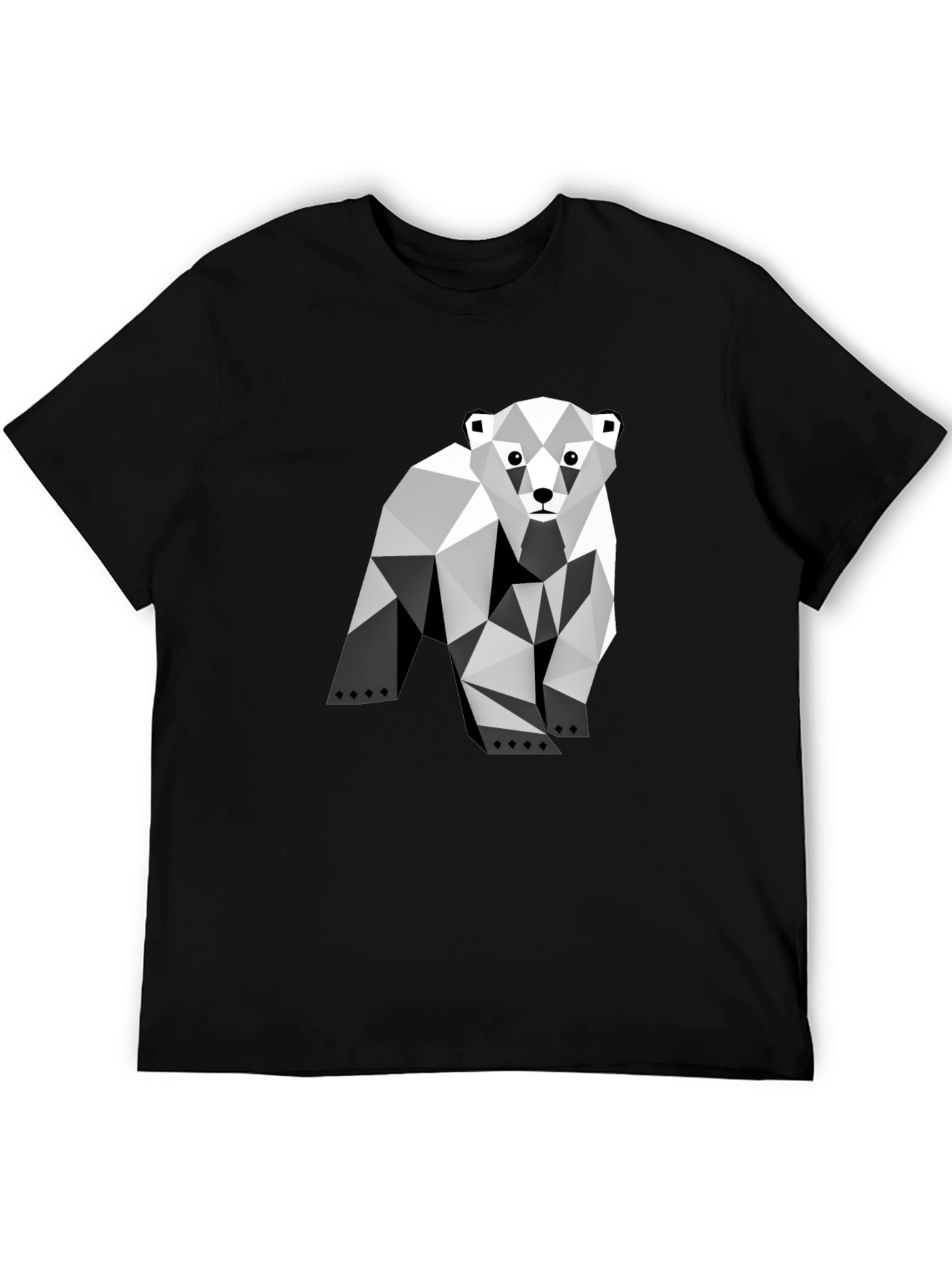 Geometric Bear Graphic Tee