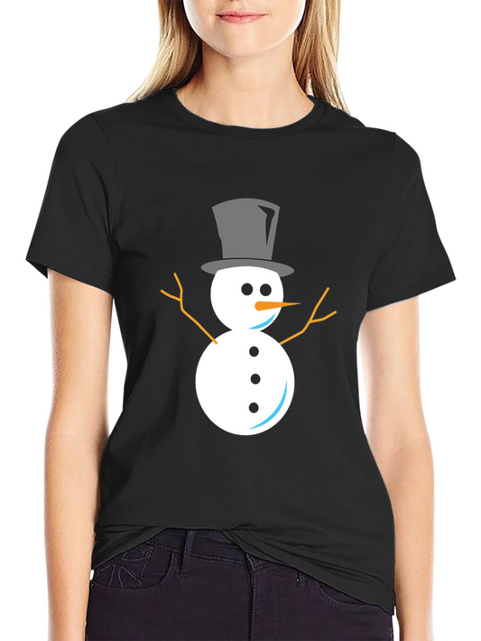 Snowman Graphic Tee - Classic Holiday Style