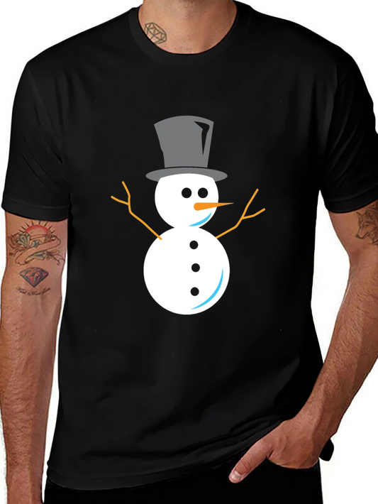 Snowman Graphic Tee - Classic Holiday Style