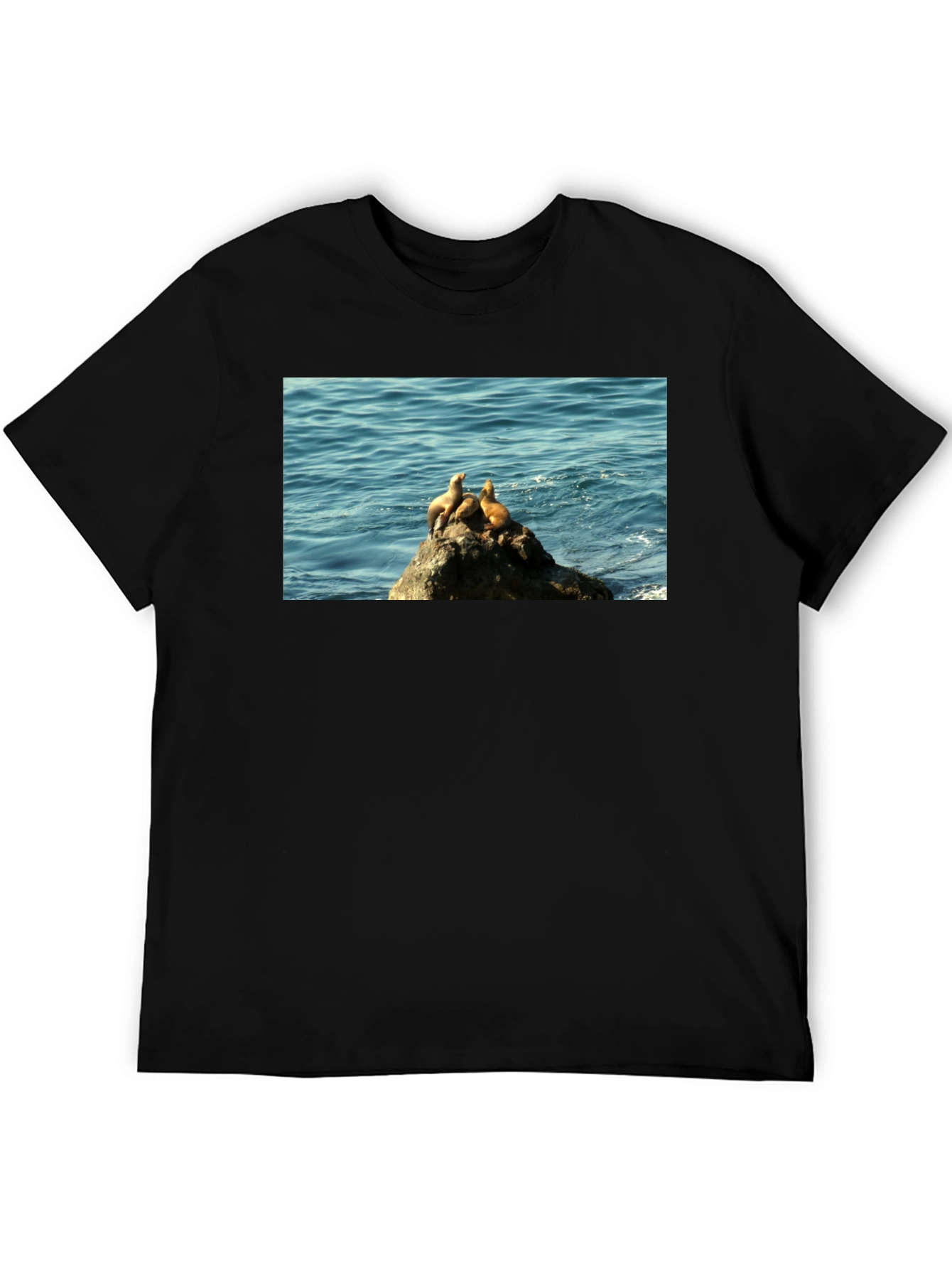 Seal Rock Black T-Shirt