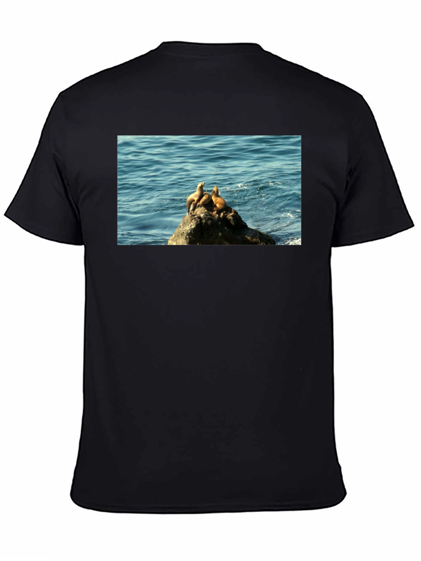 Seal Rock Black T-Shirt
