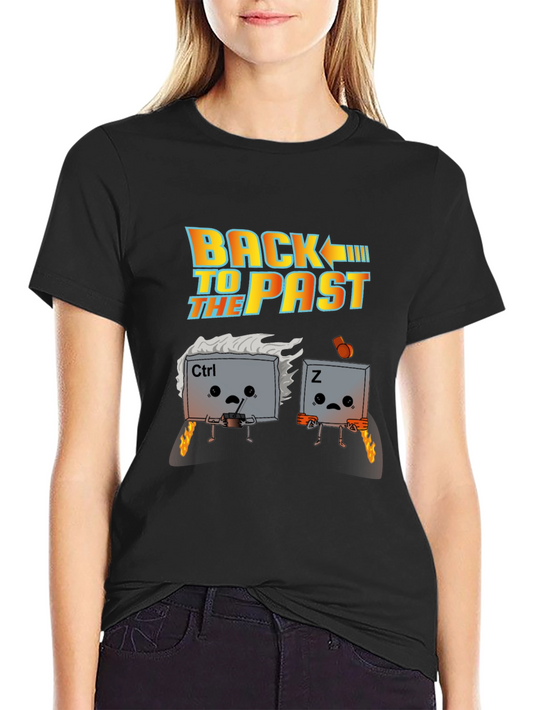 Back to the Past Ctrl+Z Graphic Tee