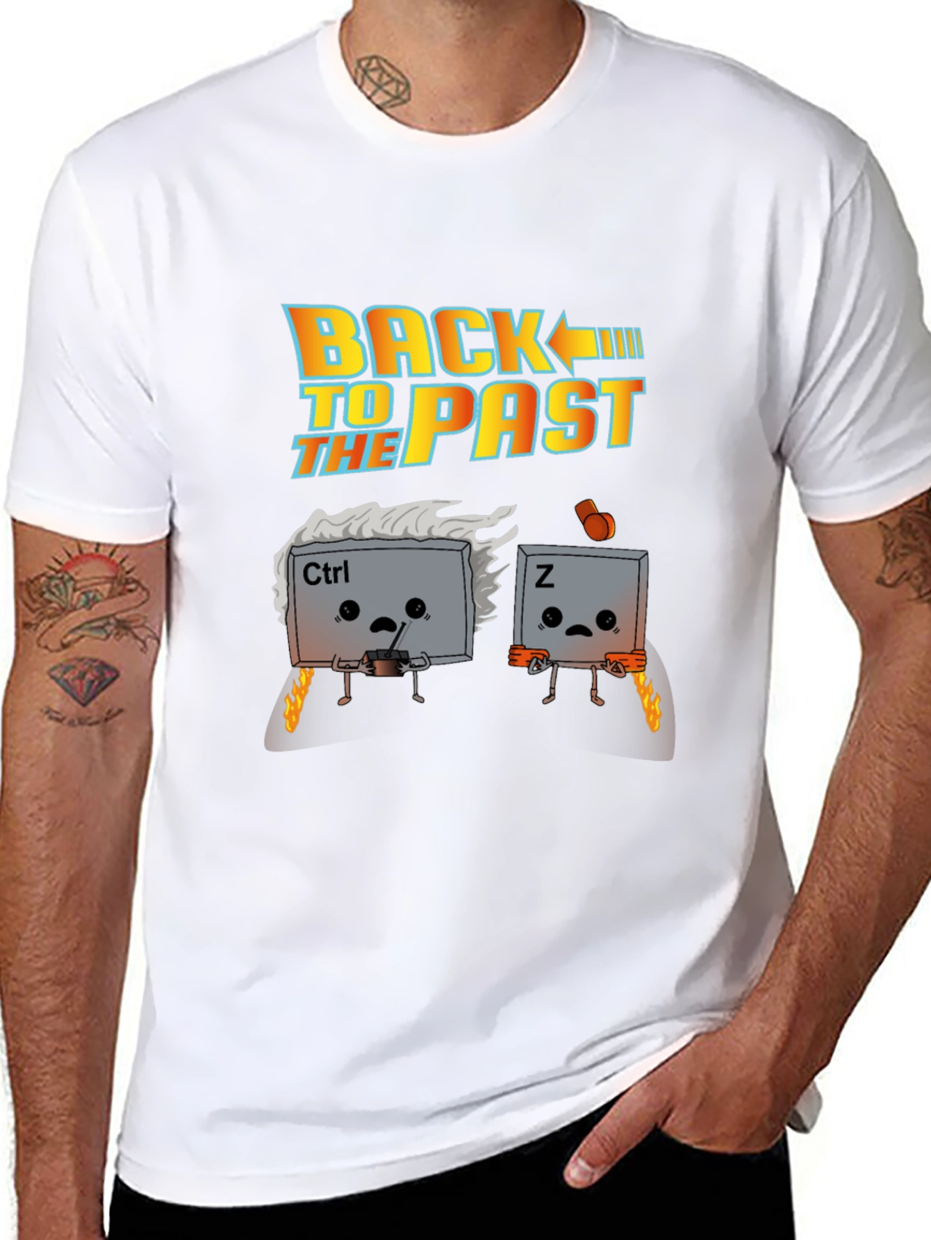 Back to the Past Ctrl+Z Graphic Tee
