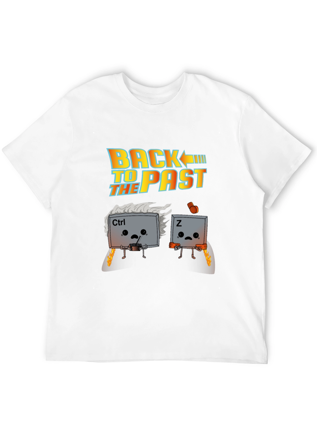 Back to the Past Ctrl+Z Graphic Tee
